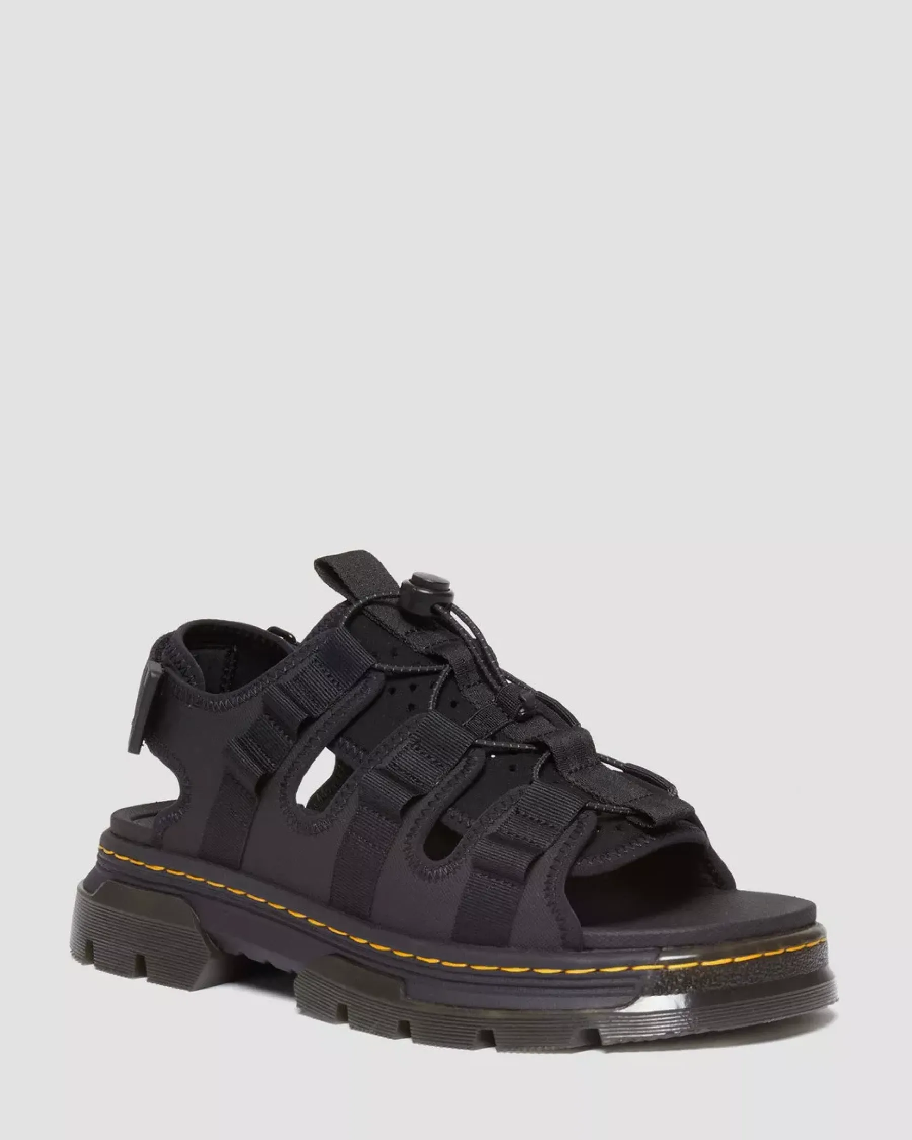 Sandals|Sandals>Dr. Martens Jericho Leather & Neoprene Hybrid Sandals Black