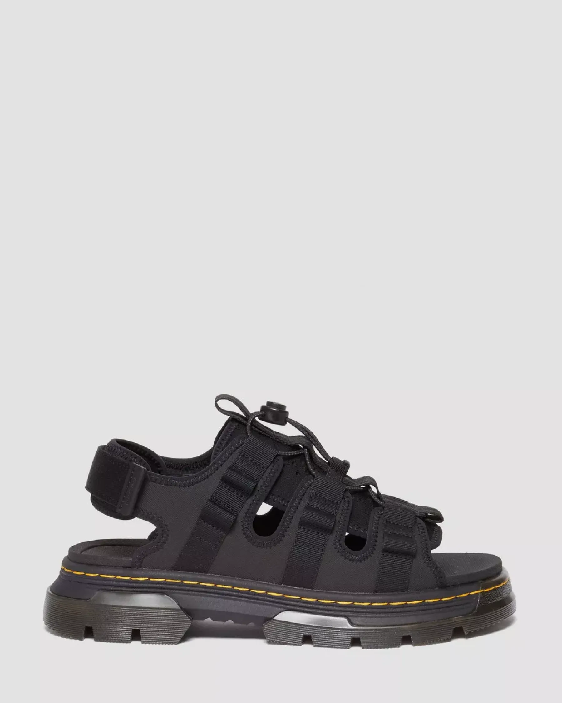Sandals|Sandals>Dr. Martens Jericho Leather & Neoprene Hybrid Sandals Black