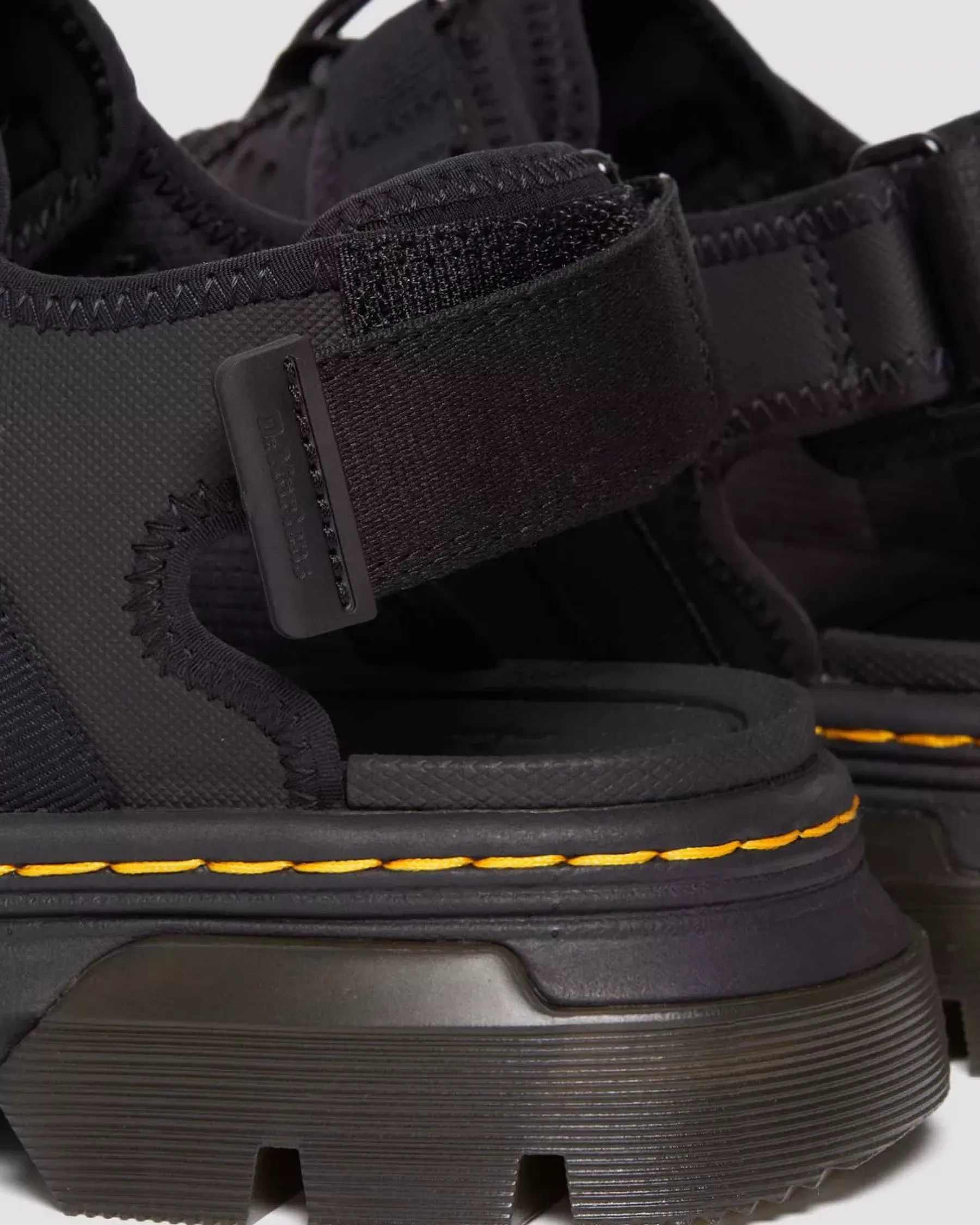 Sandals|Sandals>Dr. Martens Jericho Leather & Neoprene Hybrid Sandals Black