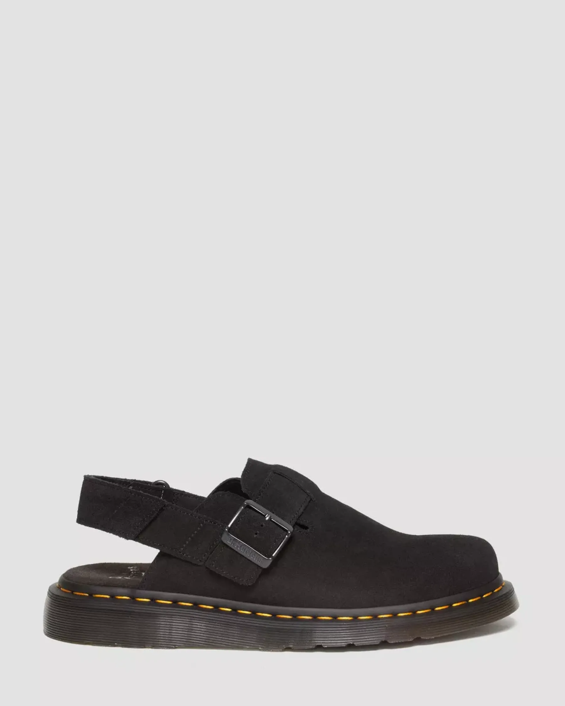 Mules & Slides|Sandals>Dr. Martens Jorge II Suede Slingback Mules Black — E.H.Suede