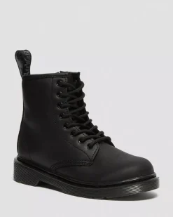 Winter Boots|Junior / 5-7 Years>Dr. Martens Junior 1460 Faux Fur Lined Boots Black — Republic Waterproof