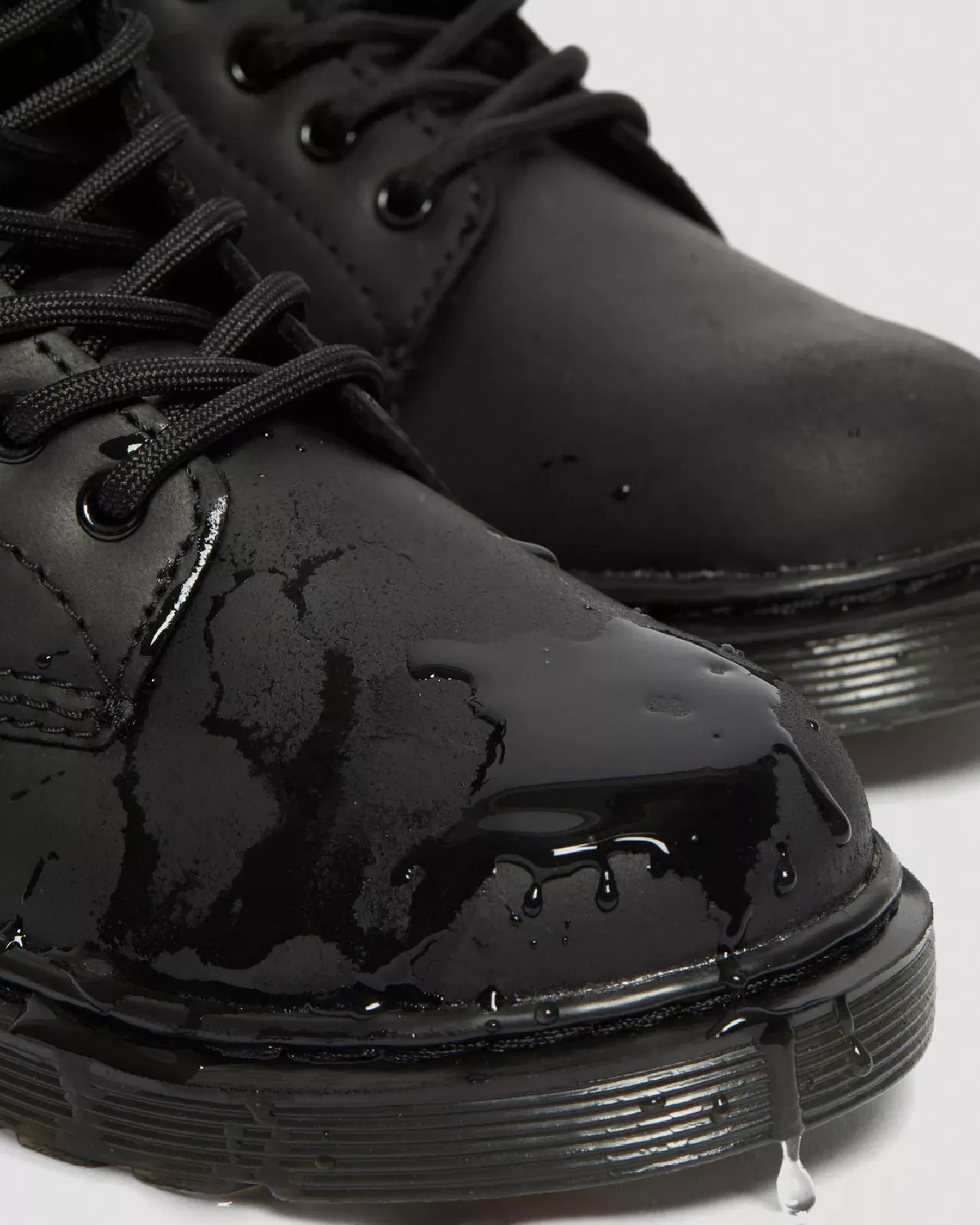 Winter Boots|Junior / 5-7 Years>Dr. Martens Junior 1460 Faux Fur Lined Boots Black — Republic Waterproof