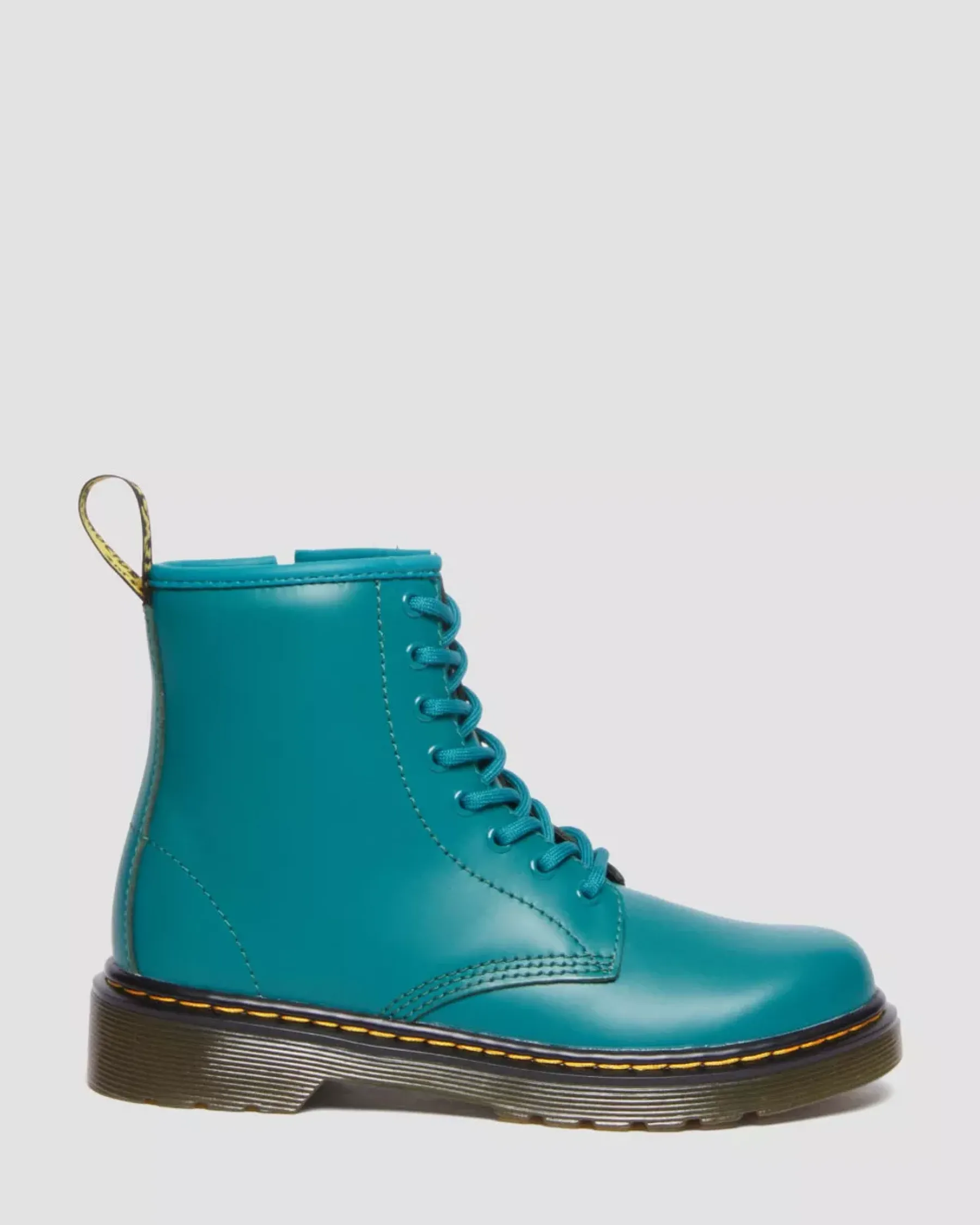 Sale|School Styles>Dr. Martens Junior 1460 Leather Lace Up Boots TEAL GREEN — Romario