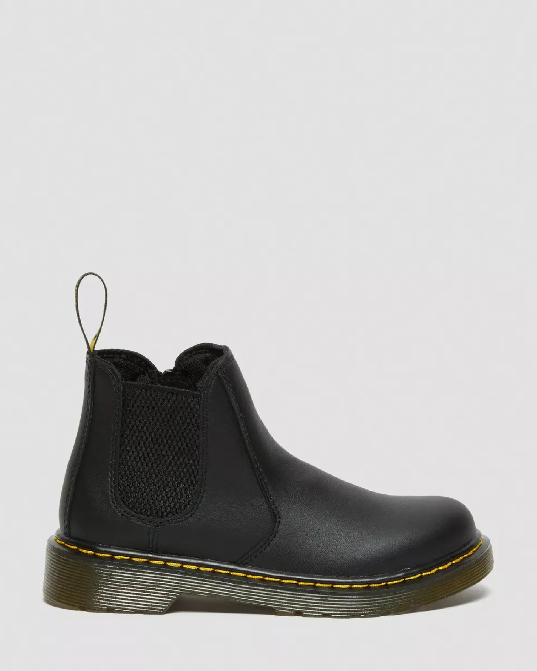 School Styles|Junior / 5-7 Years>Dr. Martens Junior 2976 Softy T Leather Chelsea Boots Black — Softy T