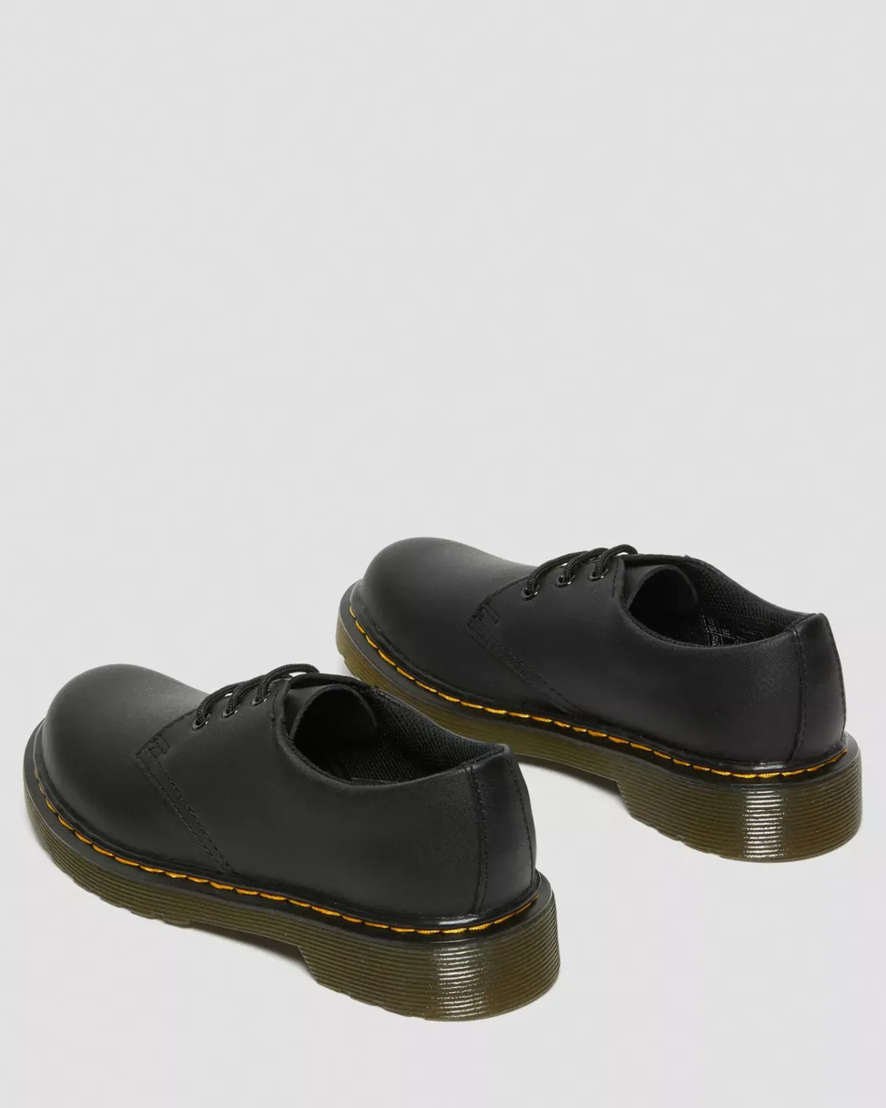 School Styles|Junior / 5-7 Years>Dr. Martens Junior 1461 Softy T Leather Shoes Black — Softy T