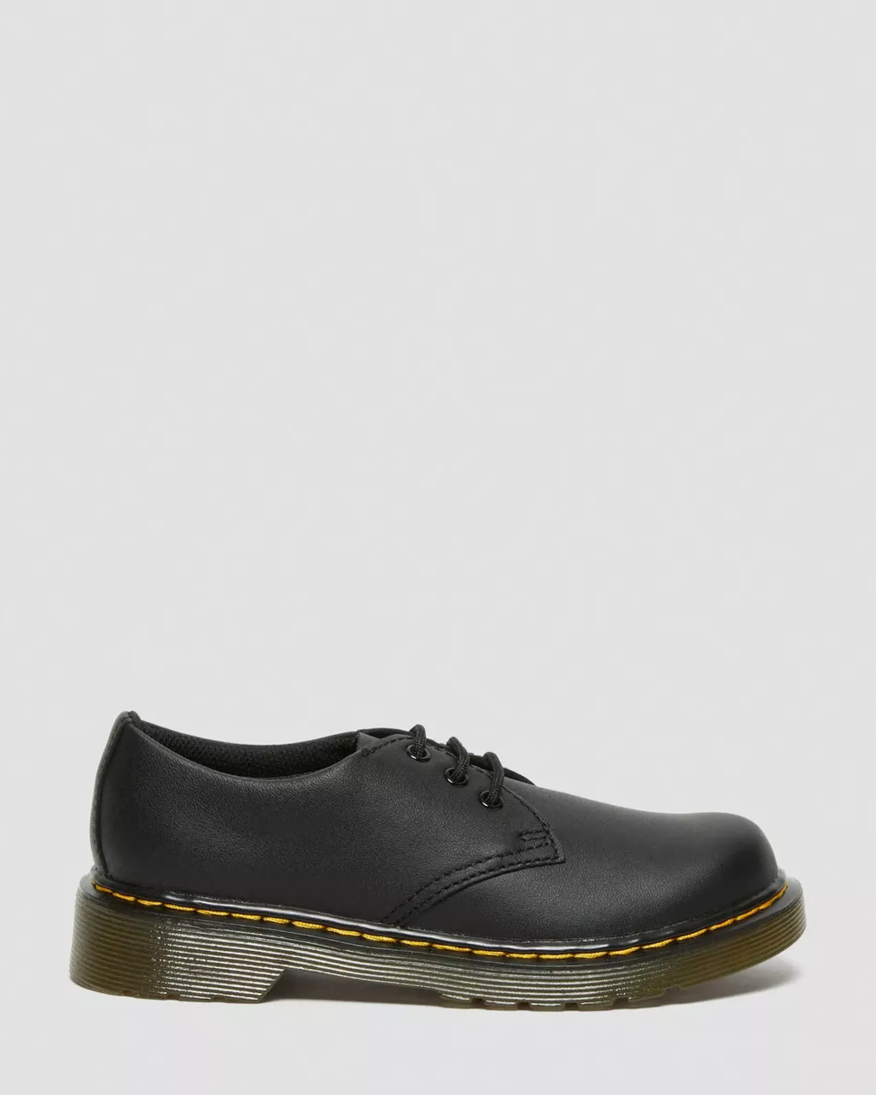 School Styles|Junior / 5-7 Years>Dr. Martens Junior 1461 Softy T Leather Shoes Black — Softy T