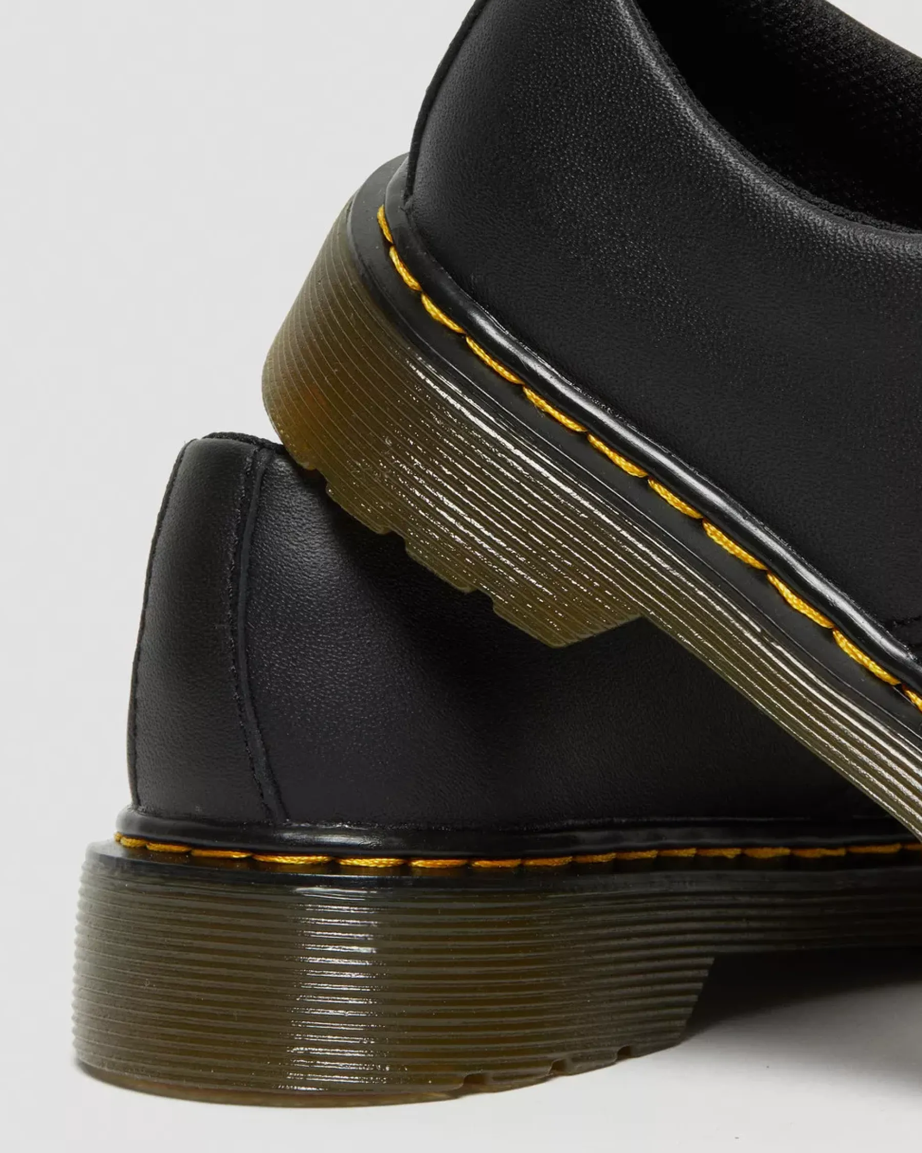 School Styles|Junior / 5-7 Years>Dr. Martens Junior 1461 Softy T Leather Shoes Black — Softy T