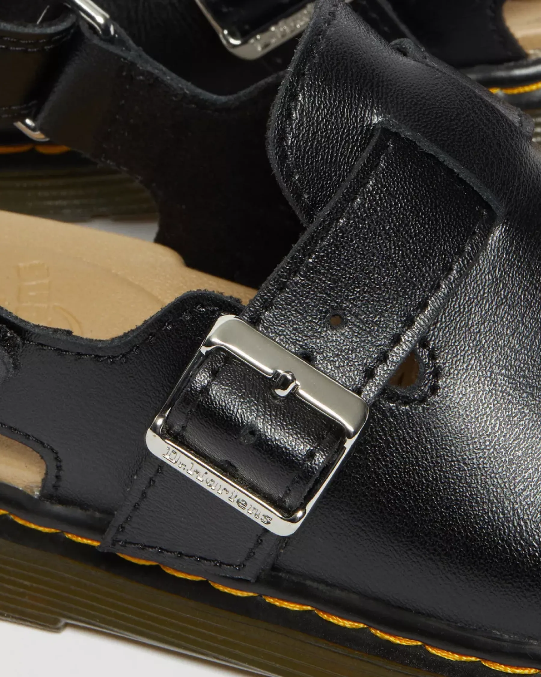 School Styles|Junior / 5-7 Years>Dr. Martens Junior Jorgie Leather Slingback Mules Black — T Lamper