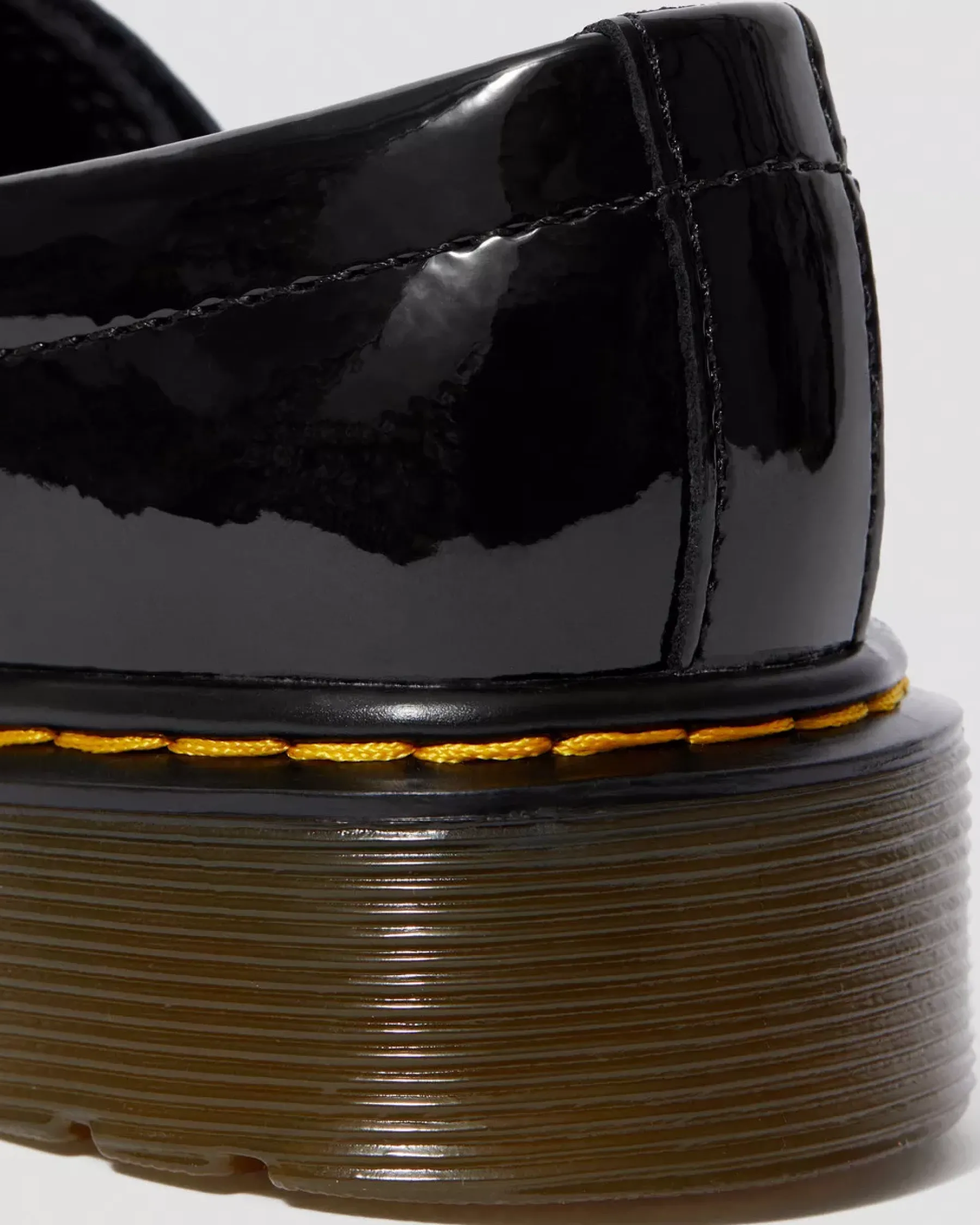 Glitter & Patent Boots|School Styles>Dr. Martens Junior Maccy Patent Leather Mary Jane Shoes Black — Patent Leather