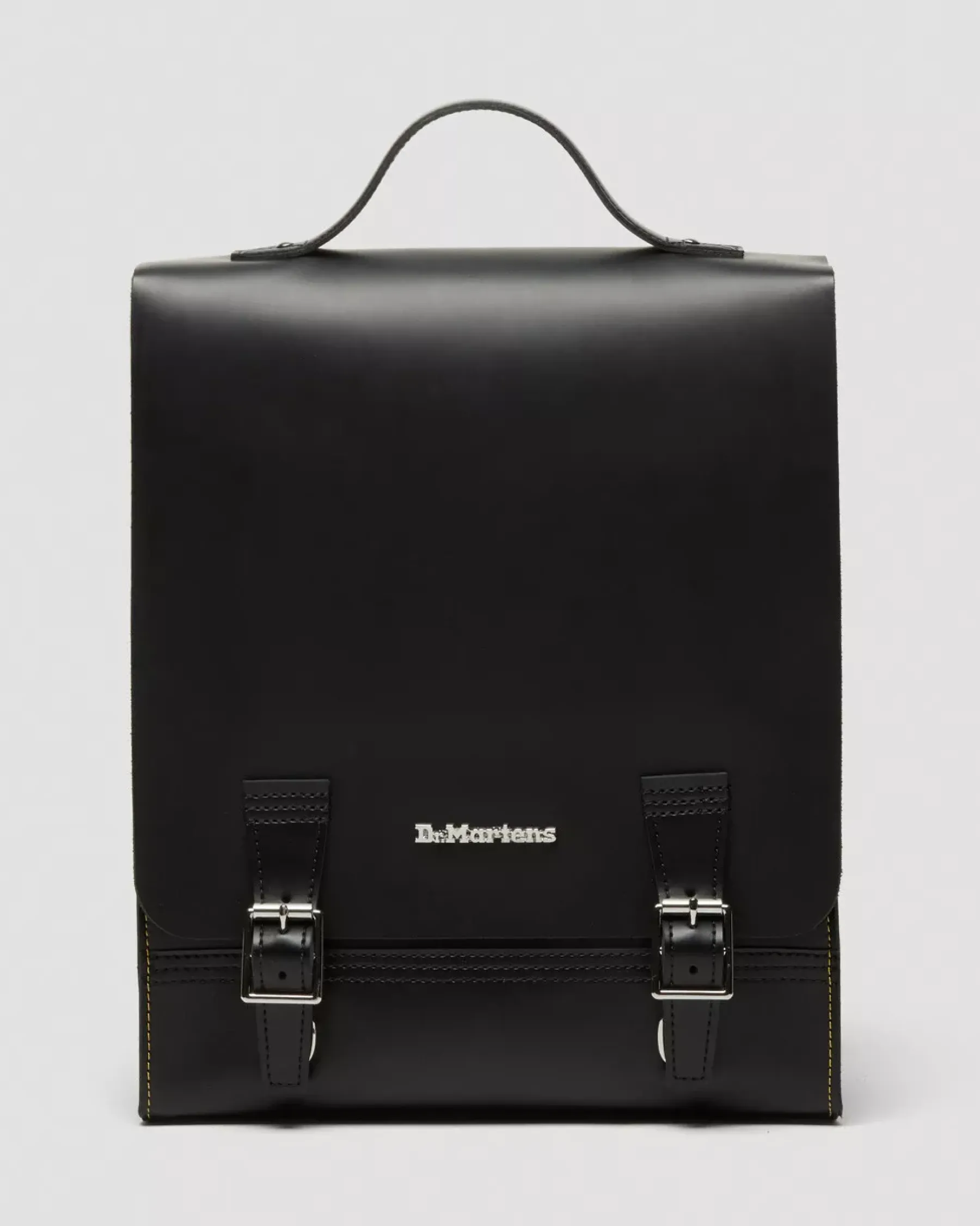 Accessories|Bags>Dr. Martens Leather Box Backpack Black — Kiev