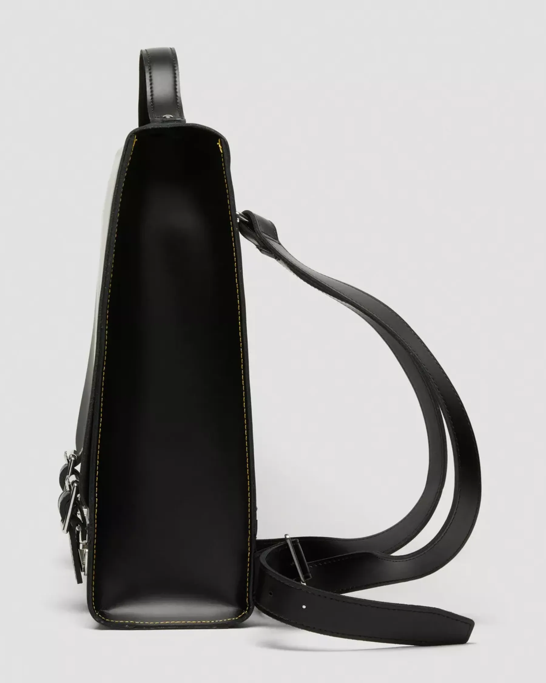 Accessories|Bags>Dr. Martens Leather Box Backpack Black — Kiev