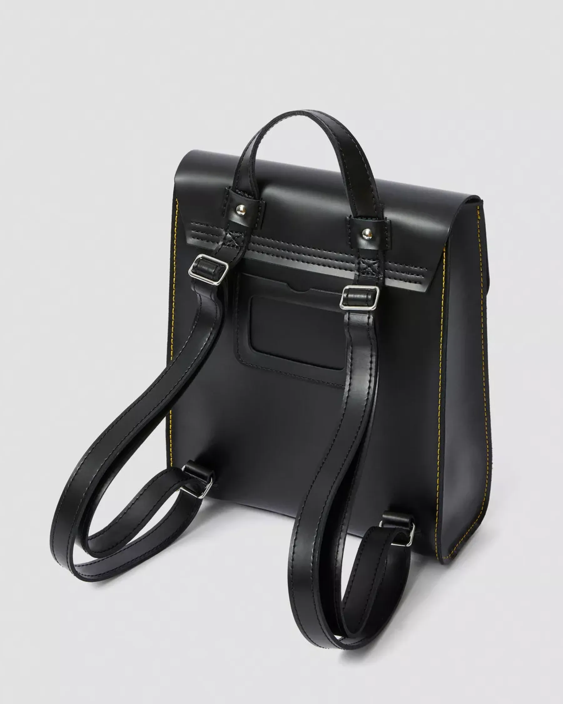 Accessories|Bags>Dr. Martens Leather Mini Backpack Black — Smooth+Kiev