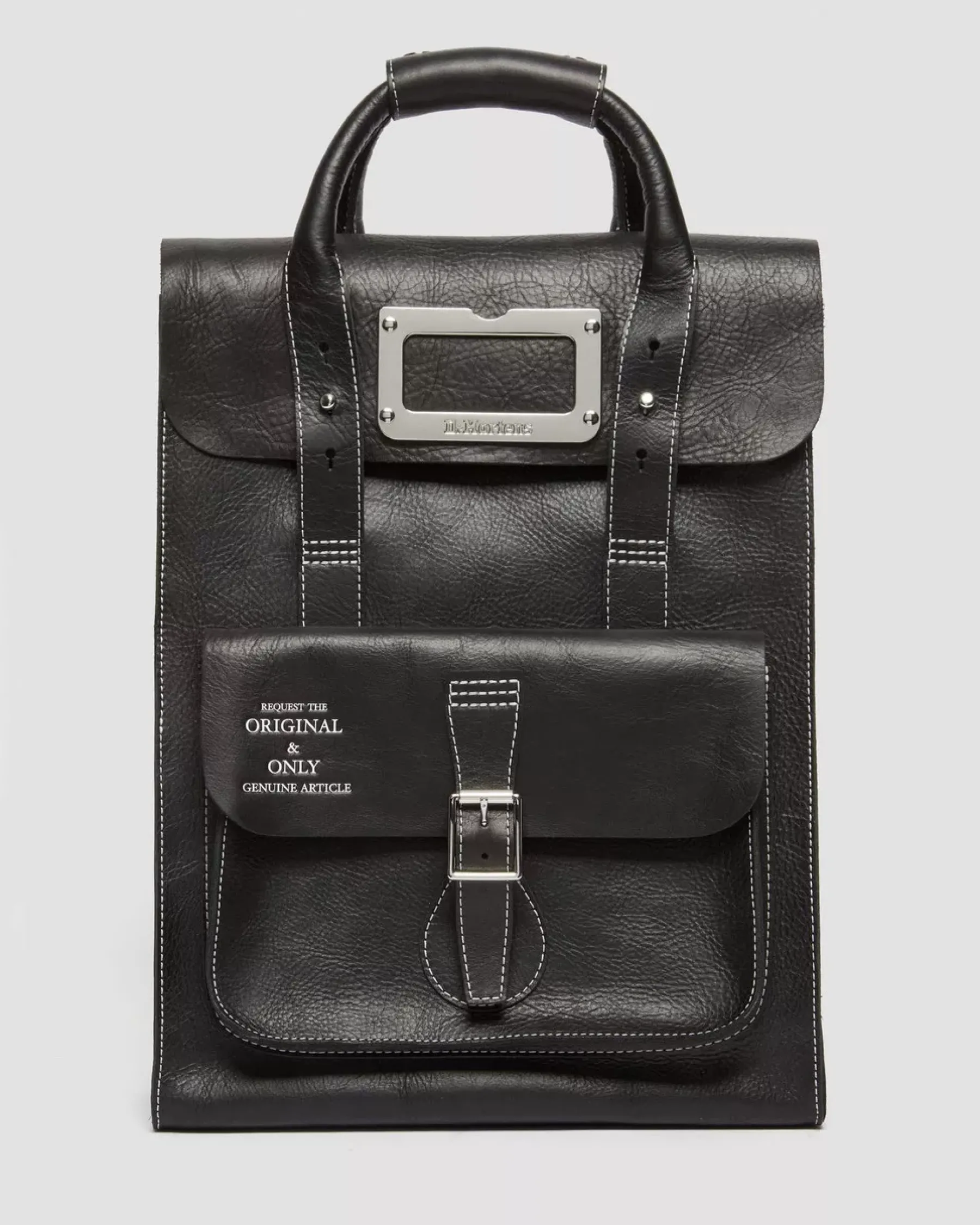 Accessories|Bags>Dr. Martens Overdrive Leather Backpack Black — Overdrive