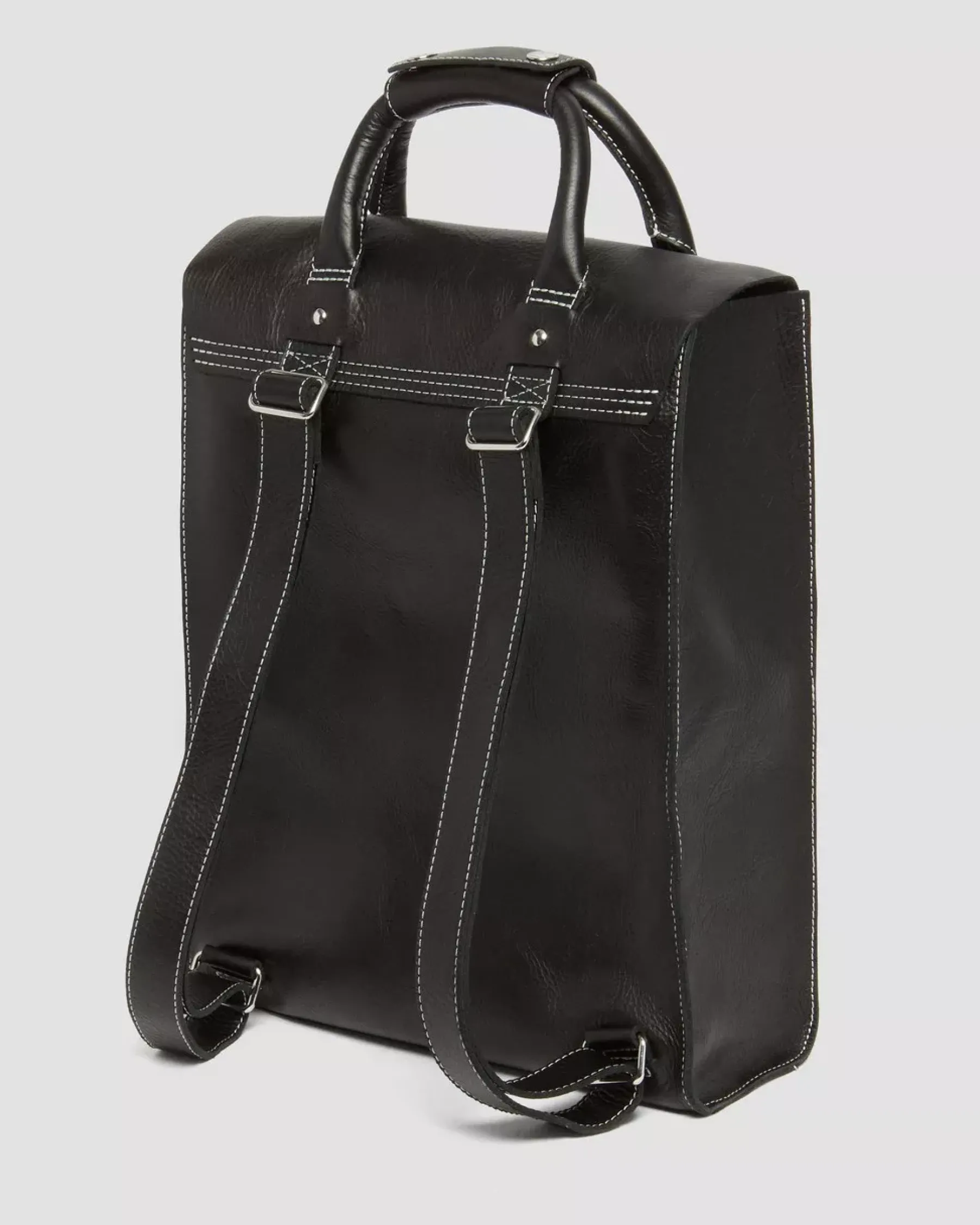 Accessories|Bags>Dr. Martens Overdrive Leather Backpack Black — Overdrive