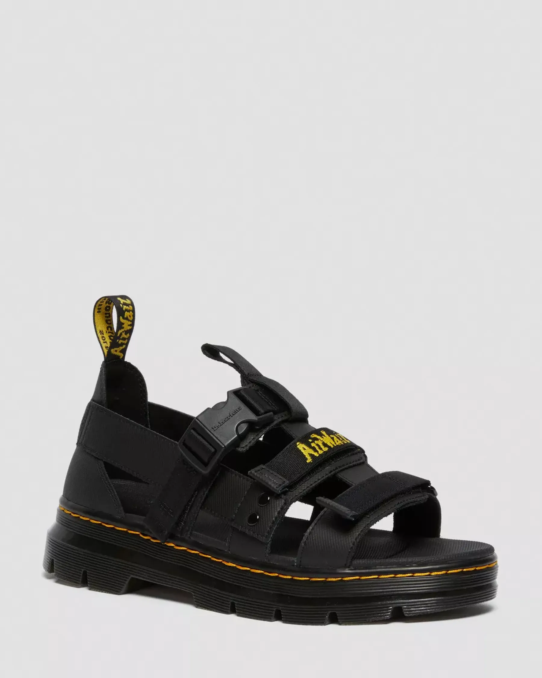 Sale|Sandals>Dr. Martens Pearson Webbing Sandals Black — Element+Webbing