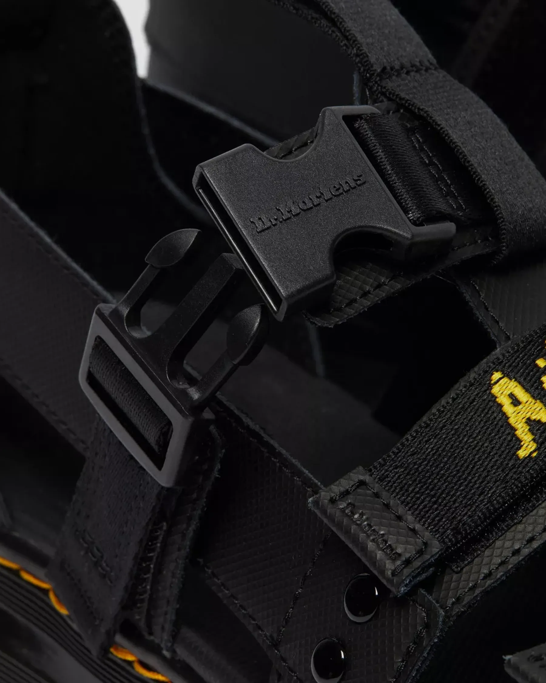 Sale|Sandals>Dr. Martens Pearson Webbing Sandals Black — Element+Webbing