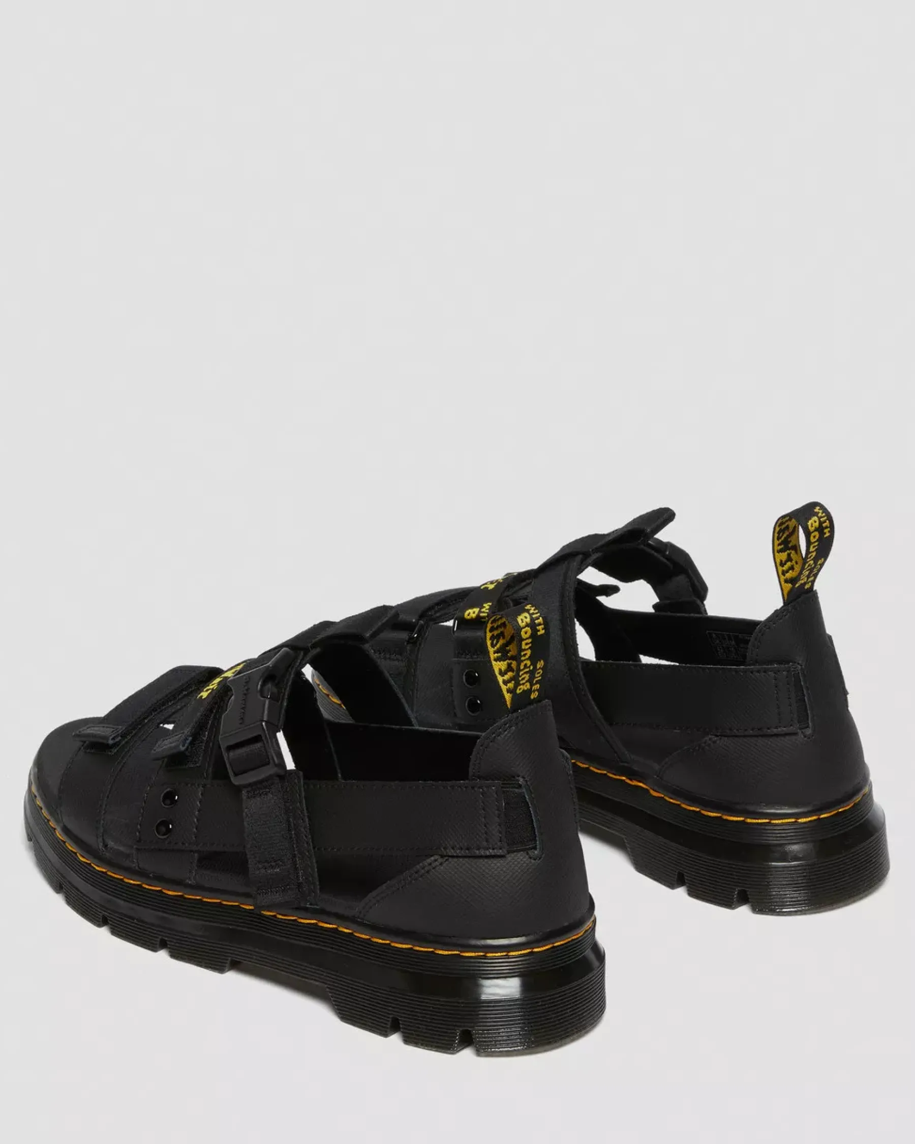 Sale|Sandals>Dr. Martens Pearson Webbing Sandals Black — Element+Webbing