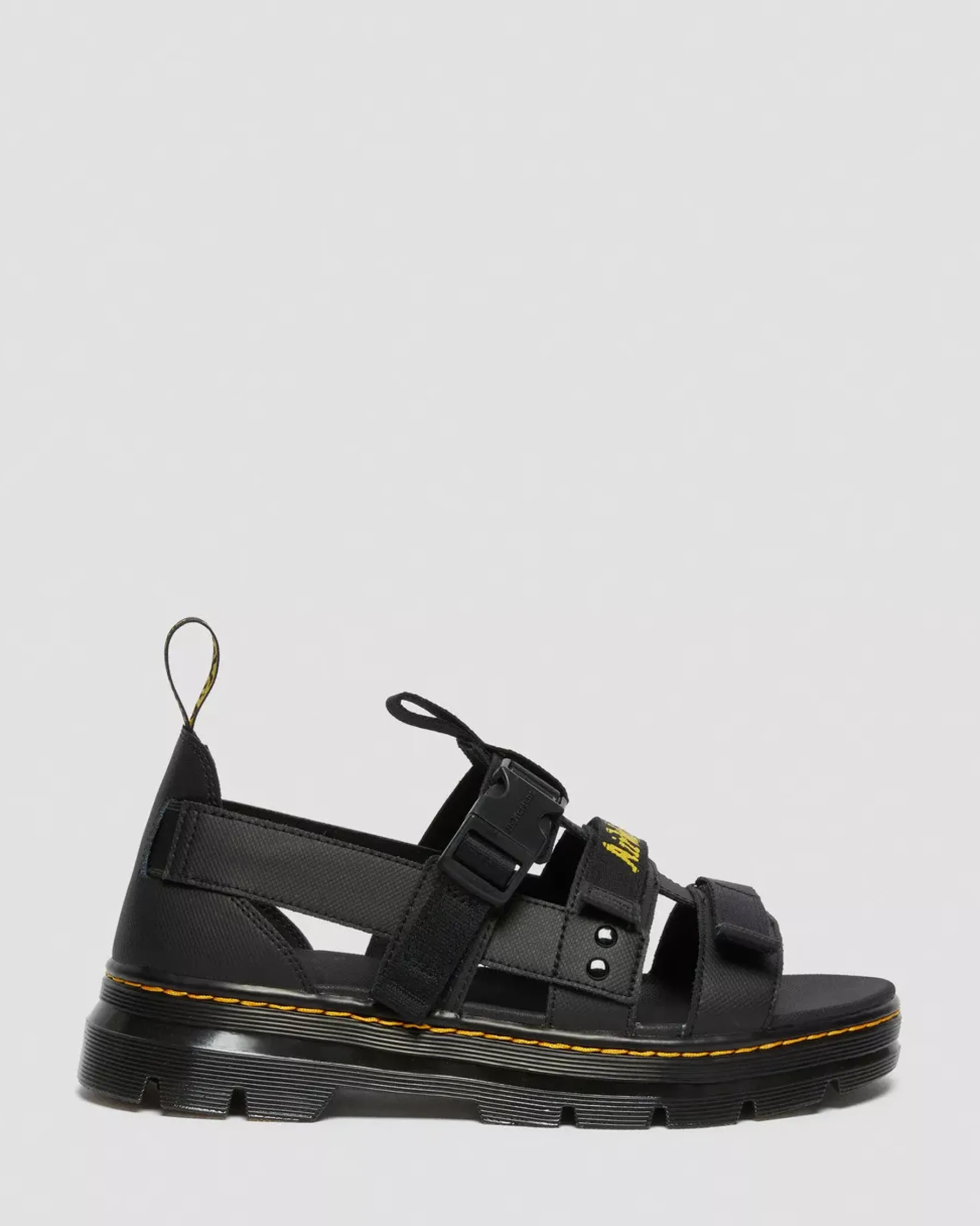 Sale|Sandals>Dr. Martens Pearson Webbing Sandals Black — Element+Webbing