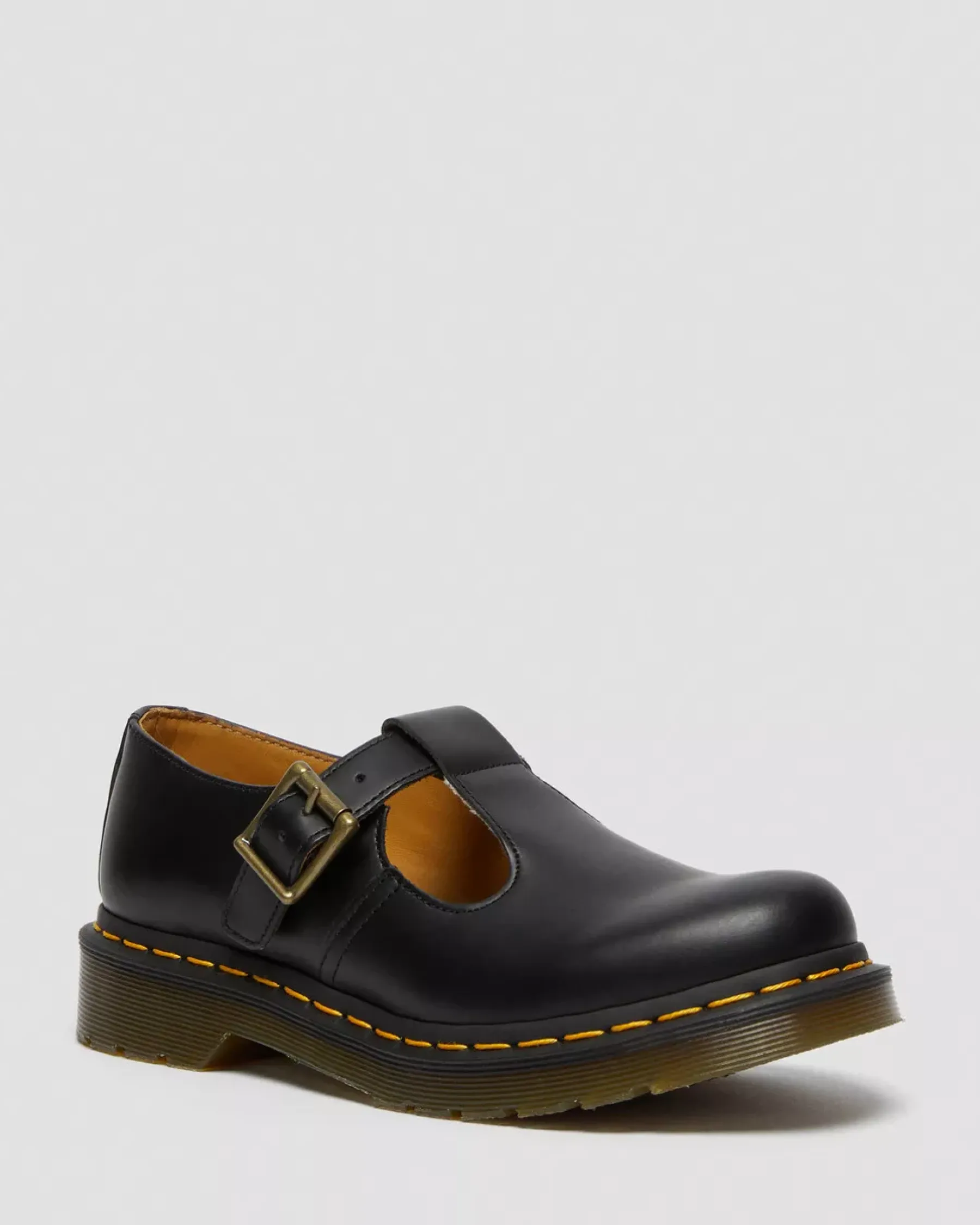 Originals|Mary Janes>Dr. Martens Polley Smooth Leather Mary Janes Black — Smooth Leather