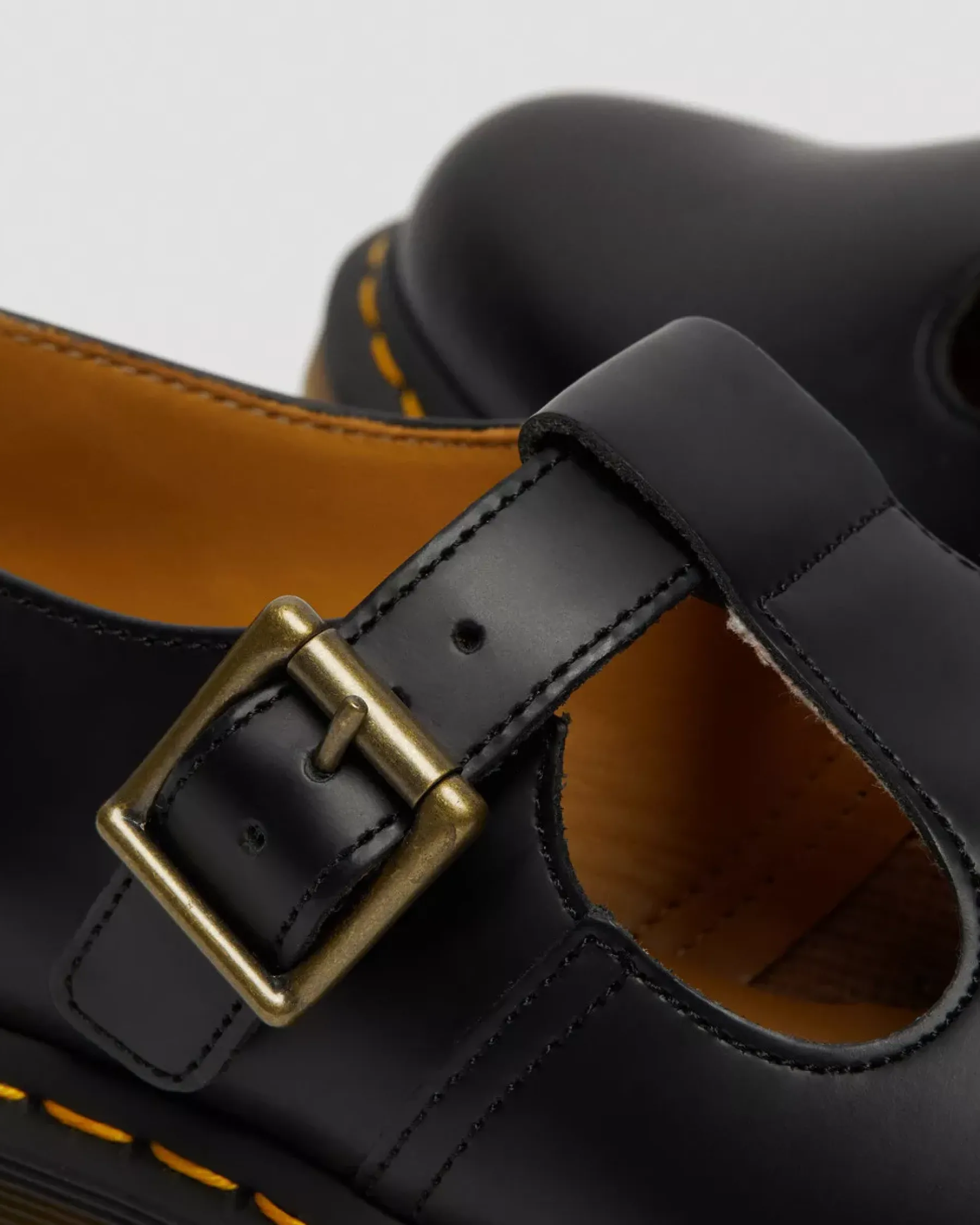 Originals|Mary Janes>Dr. Martens Polley Smooth Leather Mary Janes Black — Smooth Leather