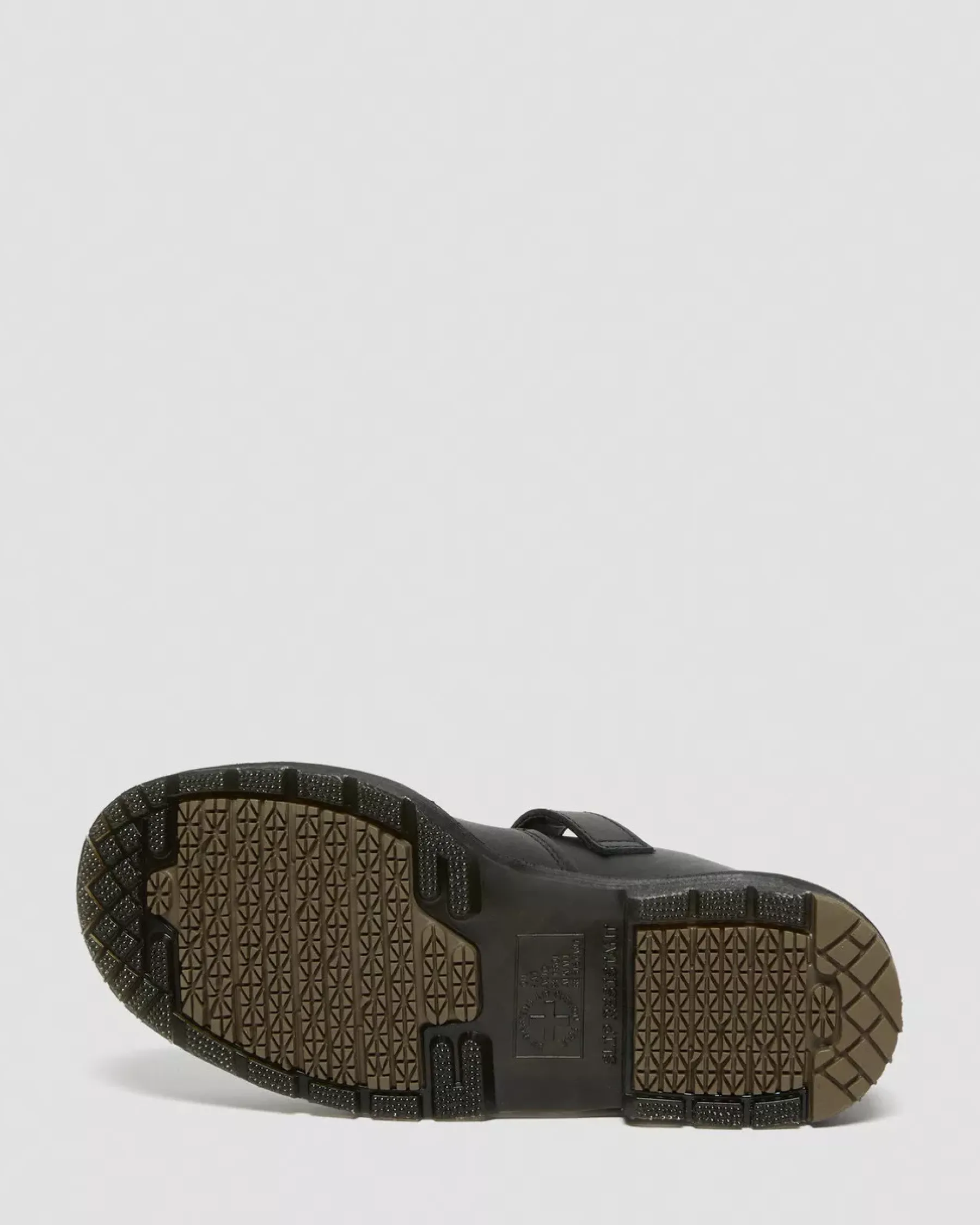 Sale|Slip Resistant>Dr. Martens Polley Women's Slip Resistant Mary Jane Shoes Black — Industrial Full Grain