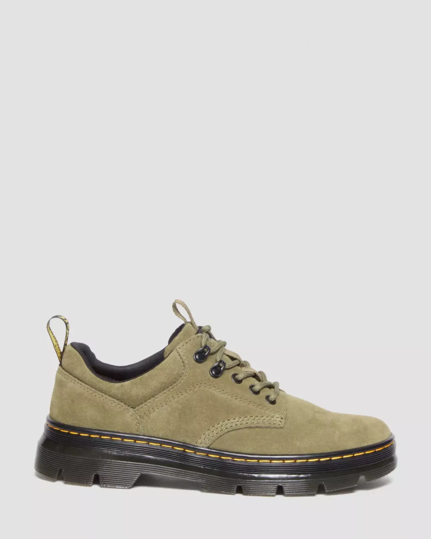Sale|Oxfords>Dr. Martens Reeder Suede Utility Shoes DMS OLIVE — E.H.Suede