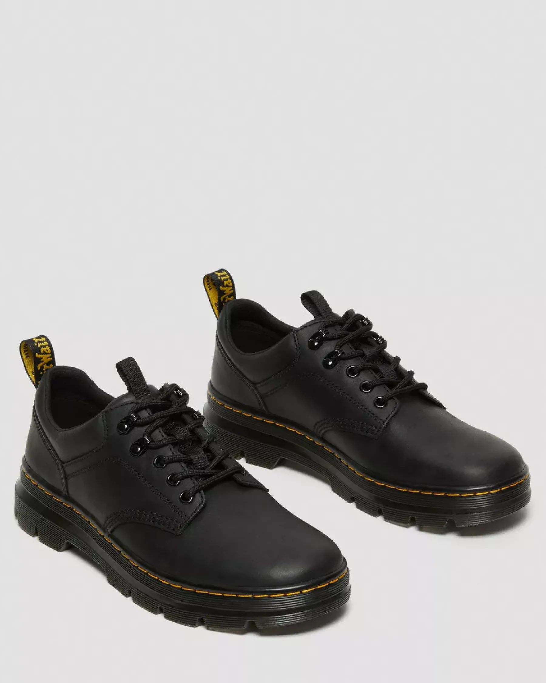 Shoes|Oxfords>Dr. Martens Reeder Wyoming Leather Utility Shoes Black — Wyoming
