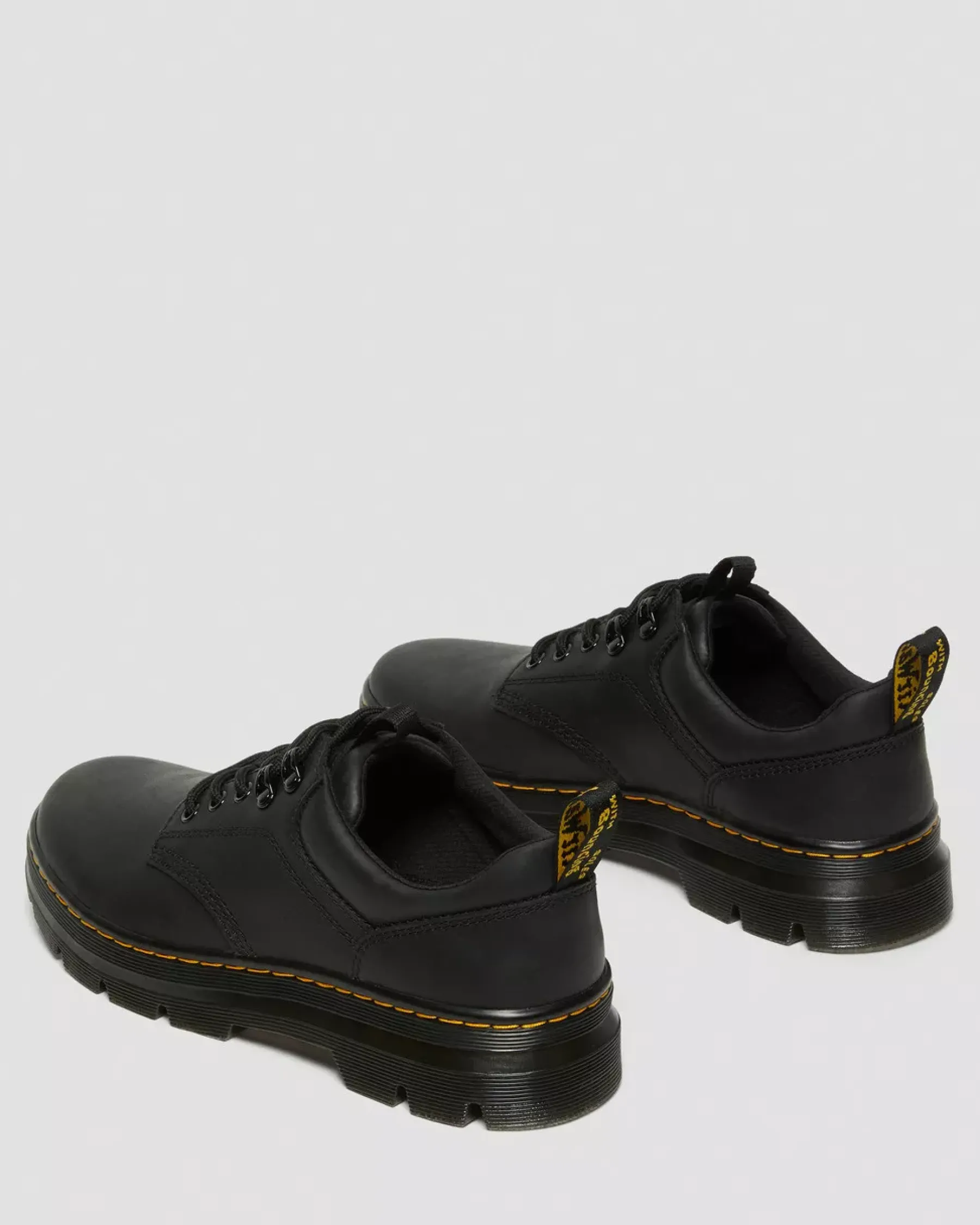 Shoes|Oxfords>Dr. Martens Reeder Wyoming Leather Utility Shoes Black — Wyoming