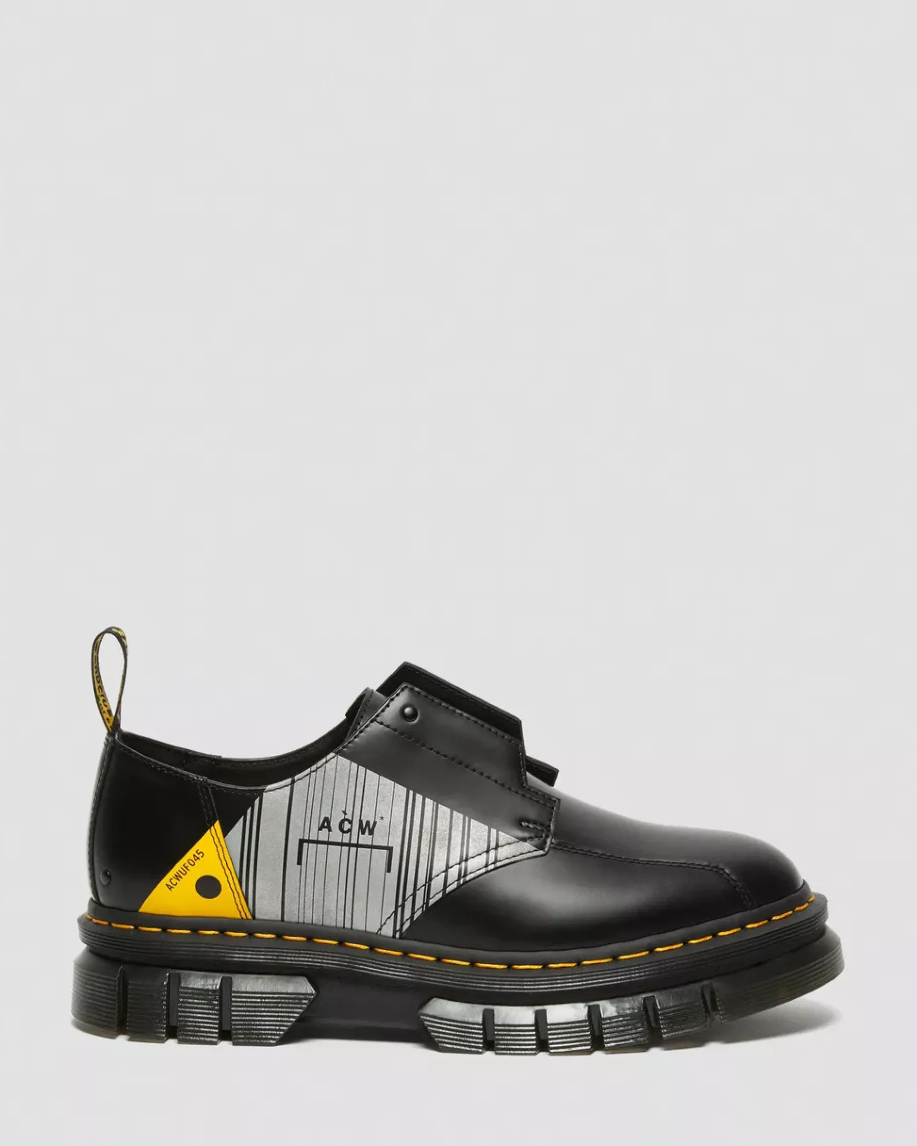 Sale|Oxfords>Dr. Martens Rikard A-Cold-Wall* Leather Platform Shoes Black — Smooth Leather