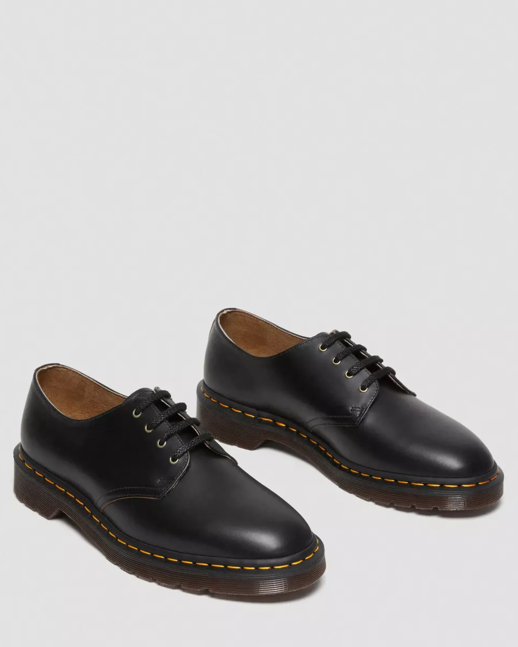 Sale|Originals>Dr. Martens Smiths Vintage Smooth Leather Dress Shoes Black — Valentine Smooth