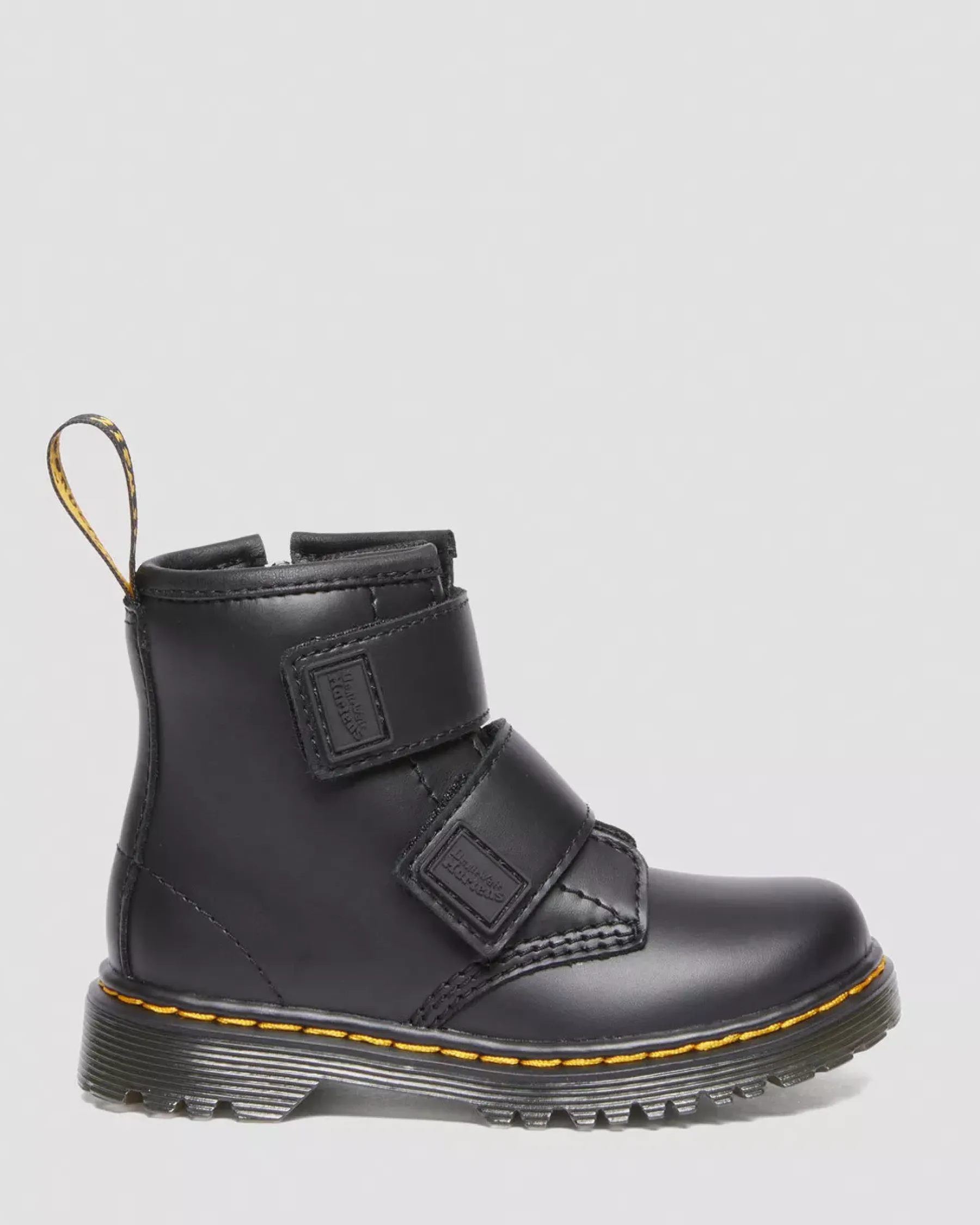 School Styles|Toddler / 2-4 Years>Dr. Martens Toddler 1460 Double Strap Leather Boots Black — Romario