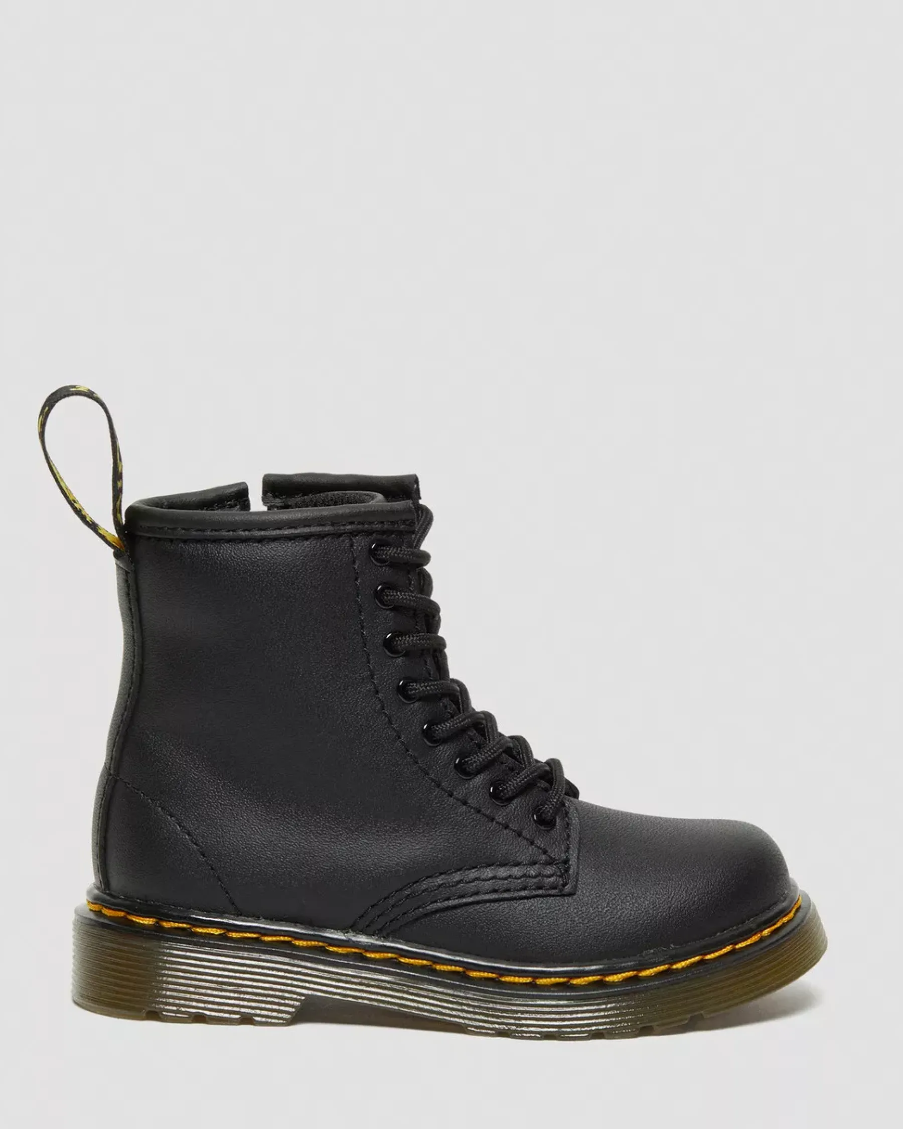 School Styles|Boots>Dr. Martens Toddler 1460 Softy T Leather Lace Up Boots Black — Softy T
