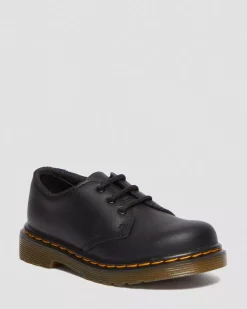 School Styles|Toddler / 2-4 Years>Dr. Martens Toddler 1461 Softy T Leather Oxford Shoes Black — Softy T