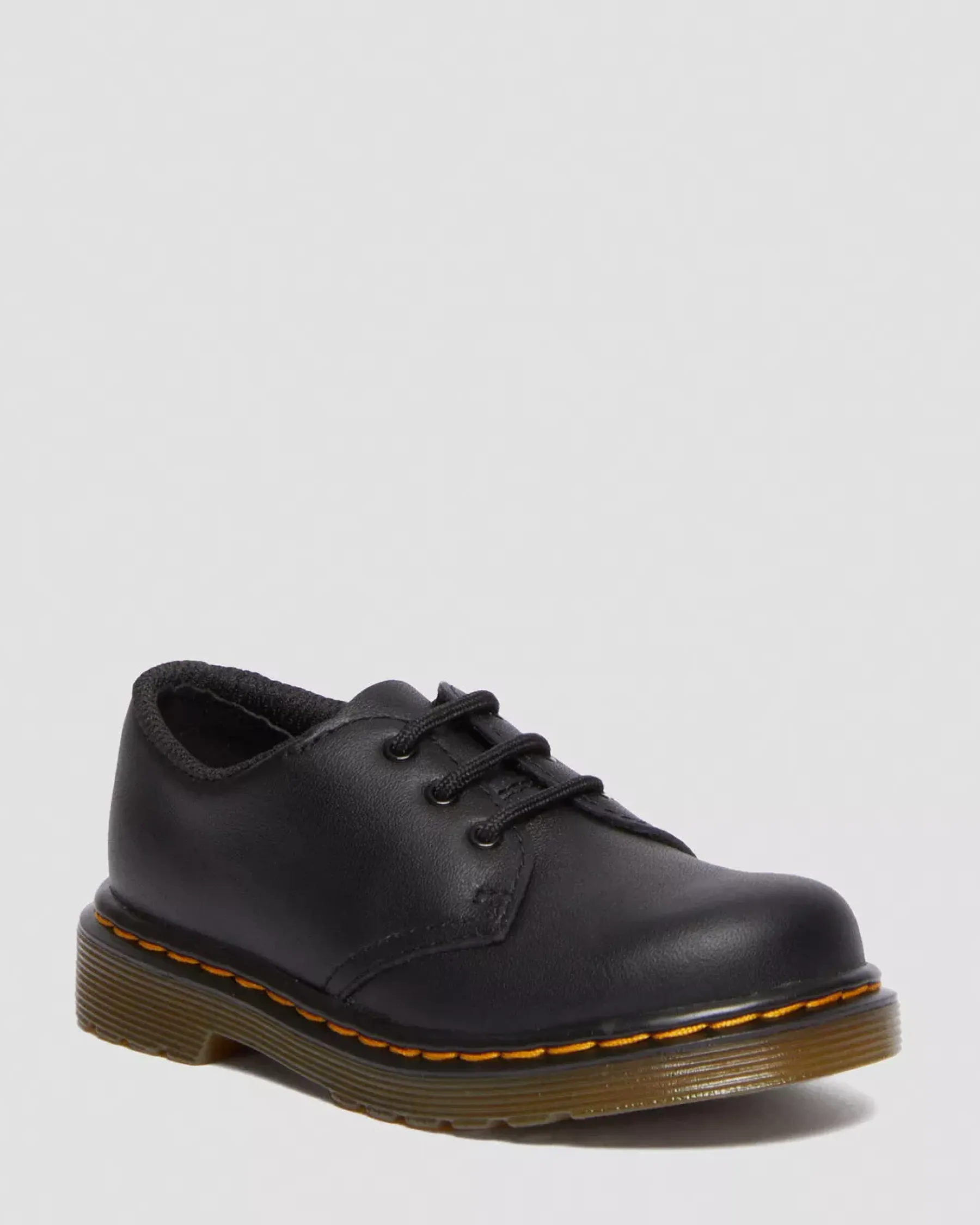 School Styles|Toddler / 2-4 Years>Dr. Martens Toddler 1461 Softy T Leather Oxford Shoes Black — Softy T