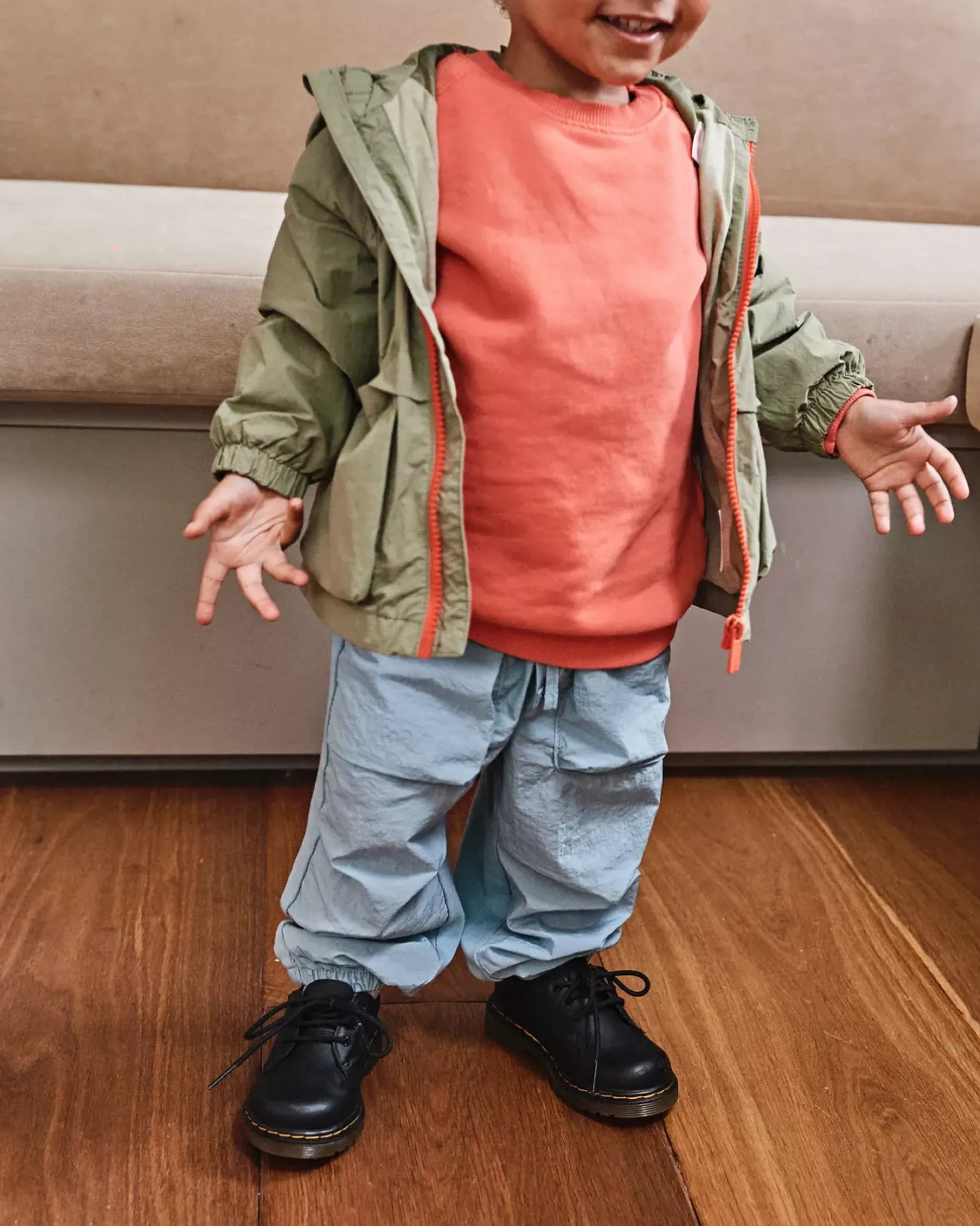 School Styles|Toddler / 2-4 Years>Dr. Martens Toddler 1461 Softy T Leather Oxford Shoes Black — Softy T