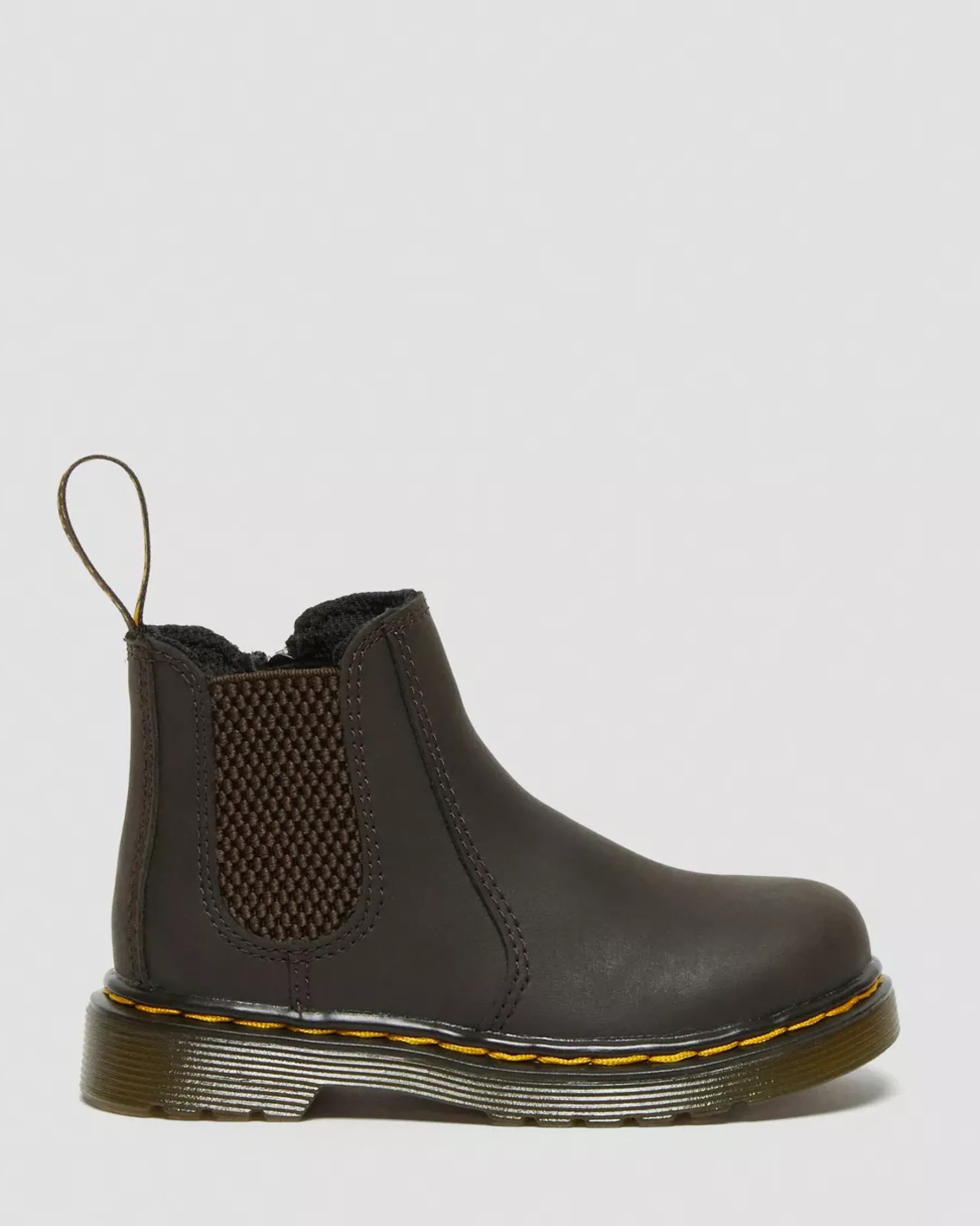 Toddler / 2-4 Years|Boots>Dr. Martens Toddler 2976 Wildhorse Leather Chelsea Boots Dark Brown — Wildhorse Lamper