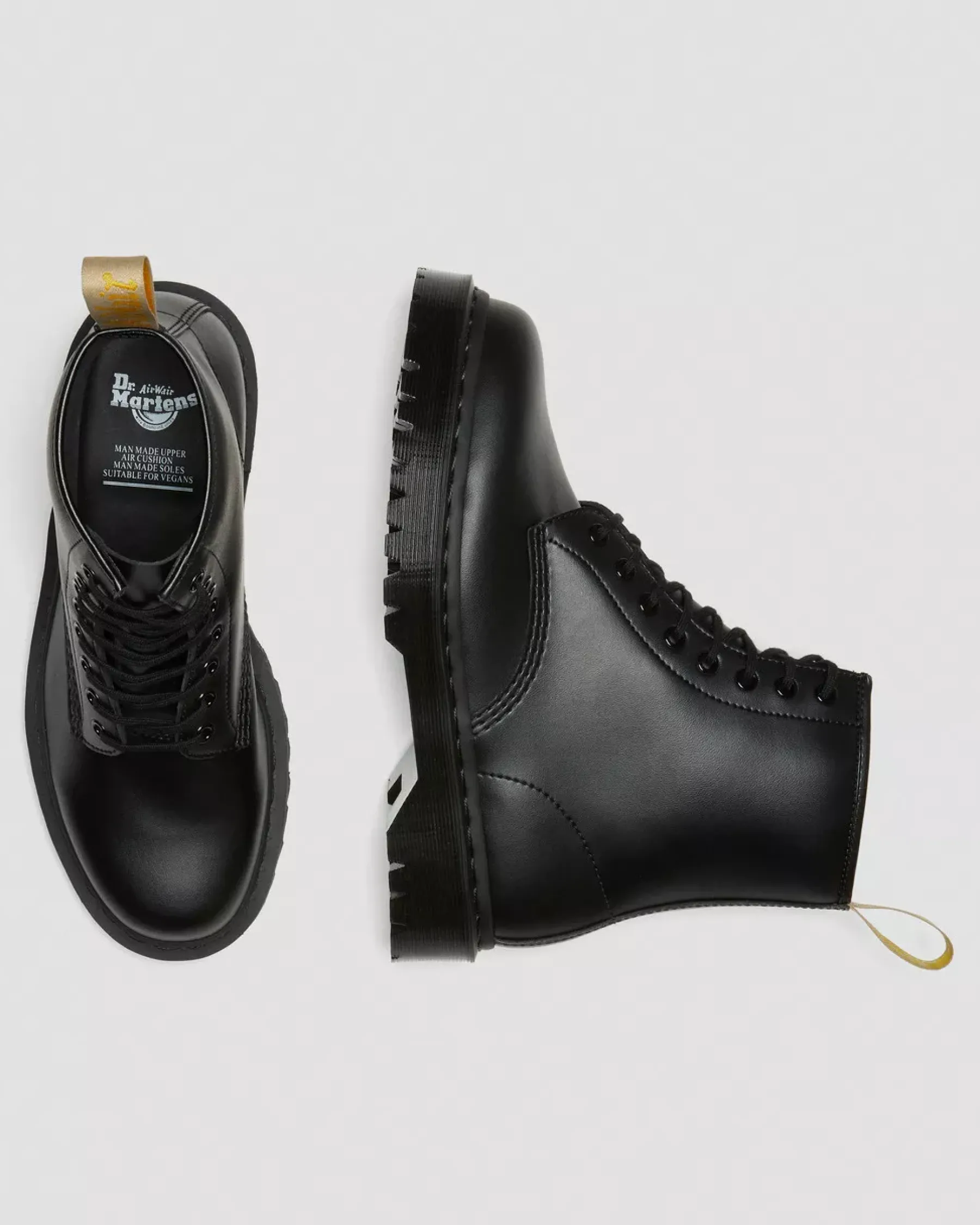 Vegan|Originals>Dr. Martens Vegan 1460 Bex Mono Lace Up Boots Black — Felix Rub Off