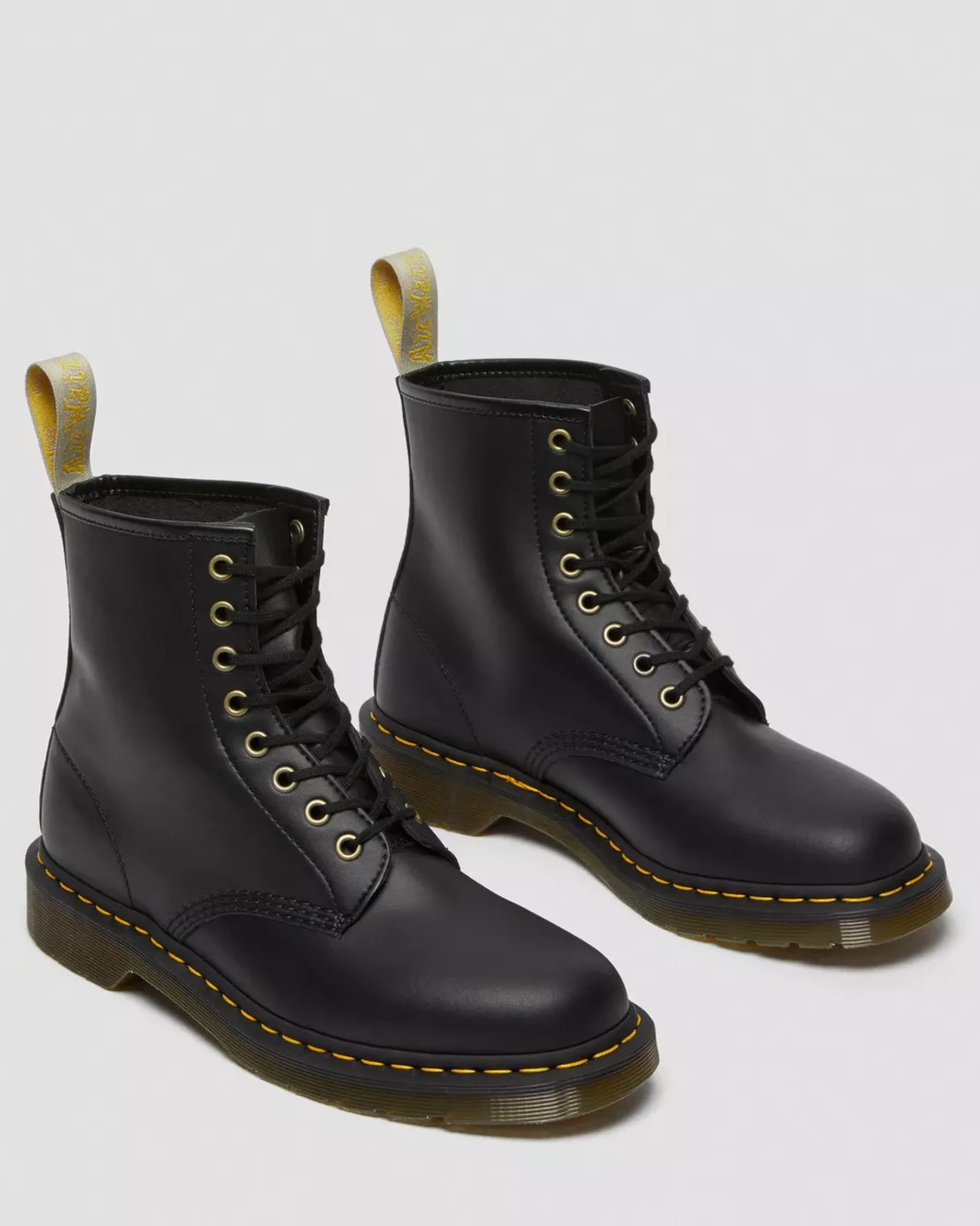 Vegan|Originals>Dr. Martens Vegan 1460 Felix Lace Up Boots Black — Felix Rub Off