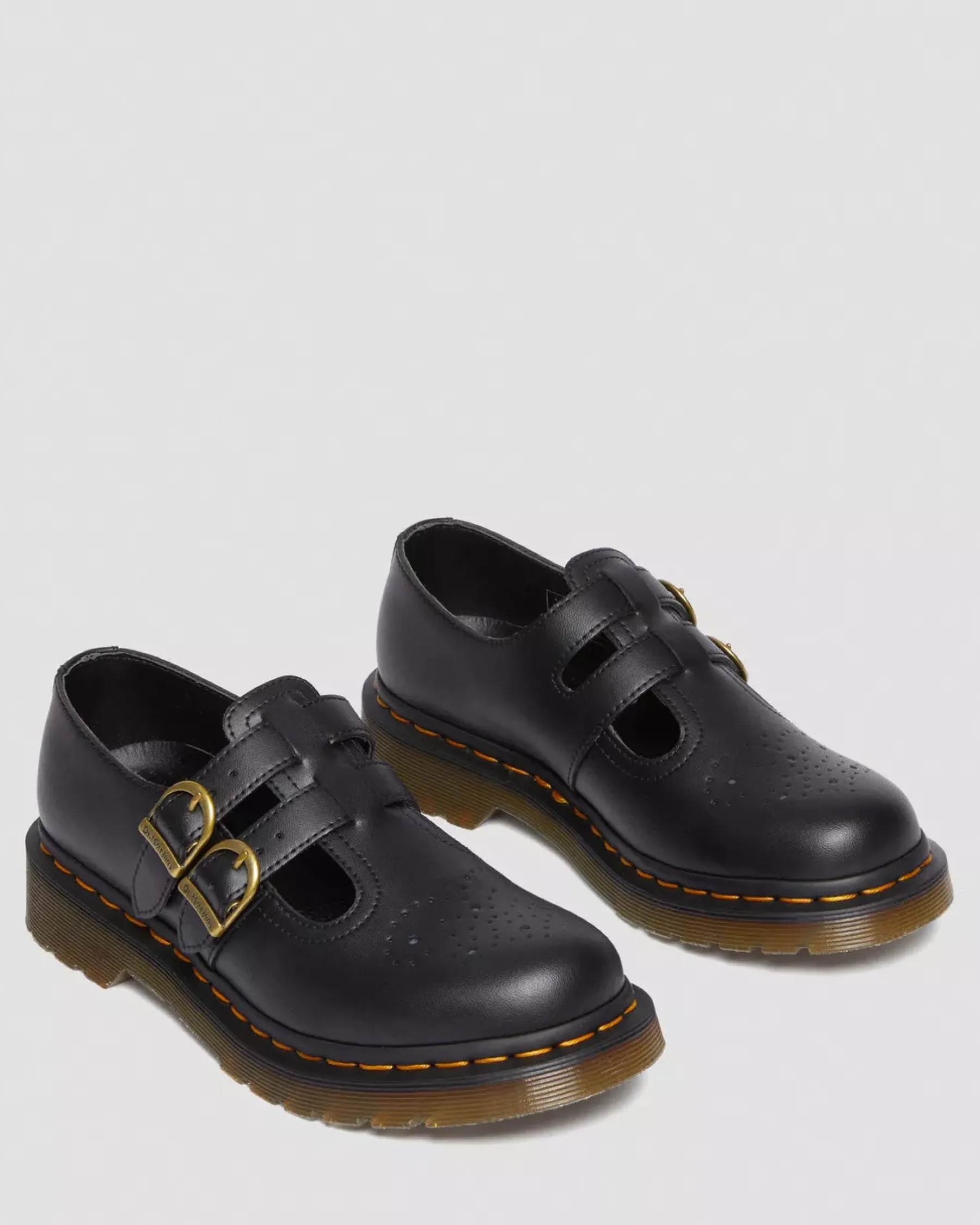 Originals|Vegan>Dr. Martens Vegan 8065 Felix Mary Jane Shoes Black — Felix Rub Off