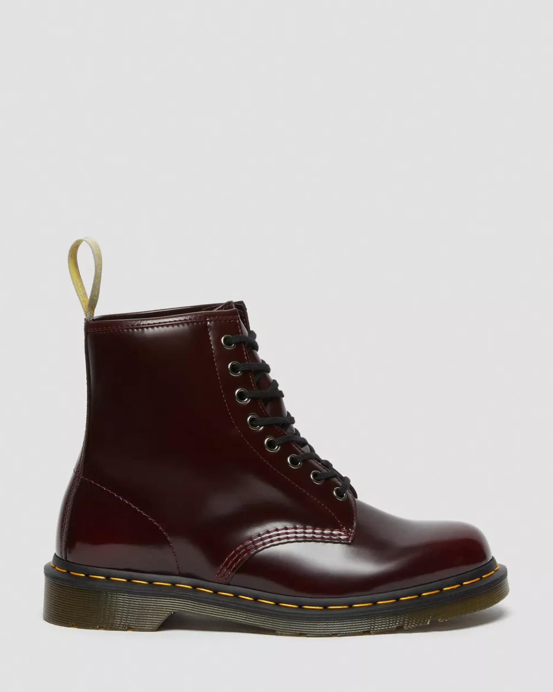 Vegan|Ankle Boots>Dr. Martens Vegan 1460 Lace Up Boots Cherry Red — Oxford Rub Off