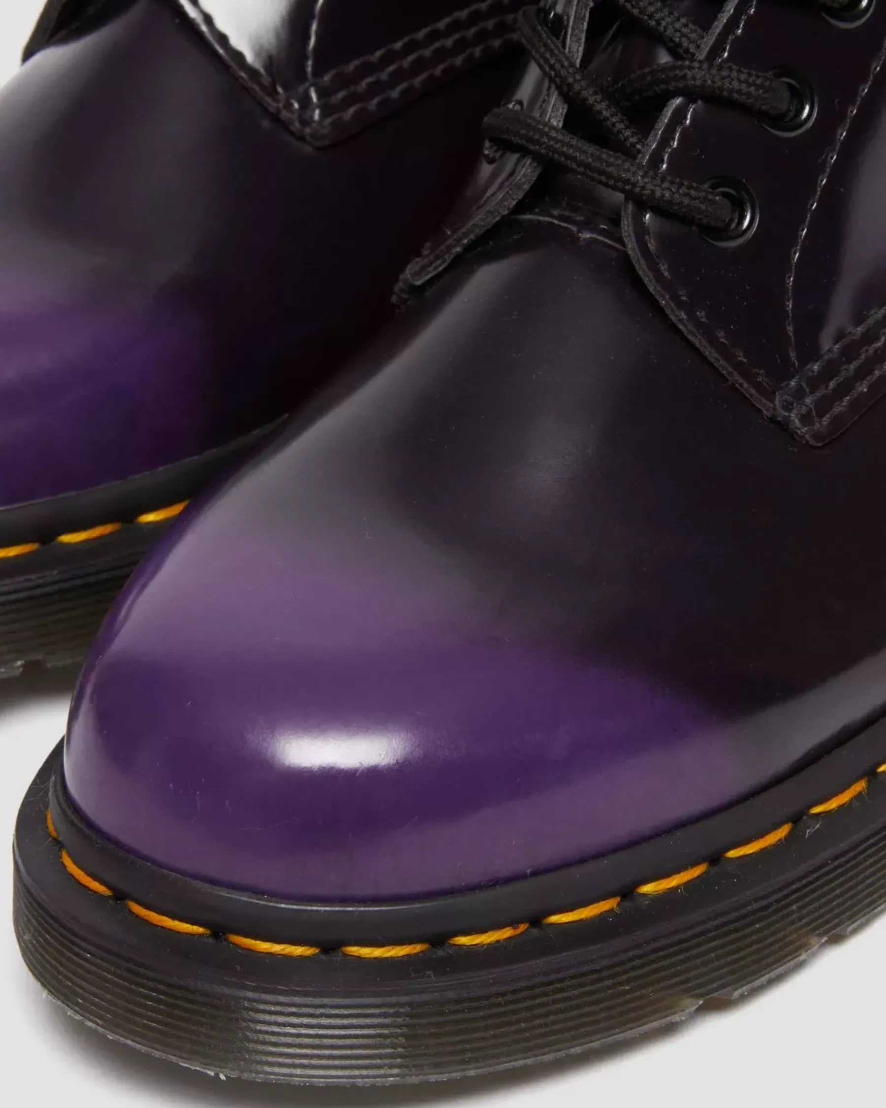 Sale|Vegan>Dr. Martens Vegan 1460 Lace Up Boots BLACK/RICH PURPLE — Oxford Rub Off
