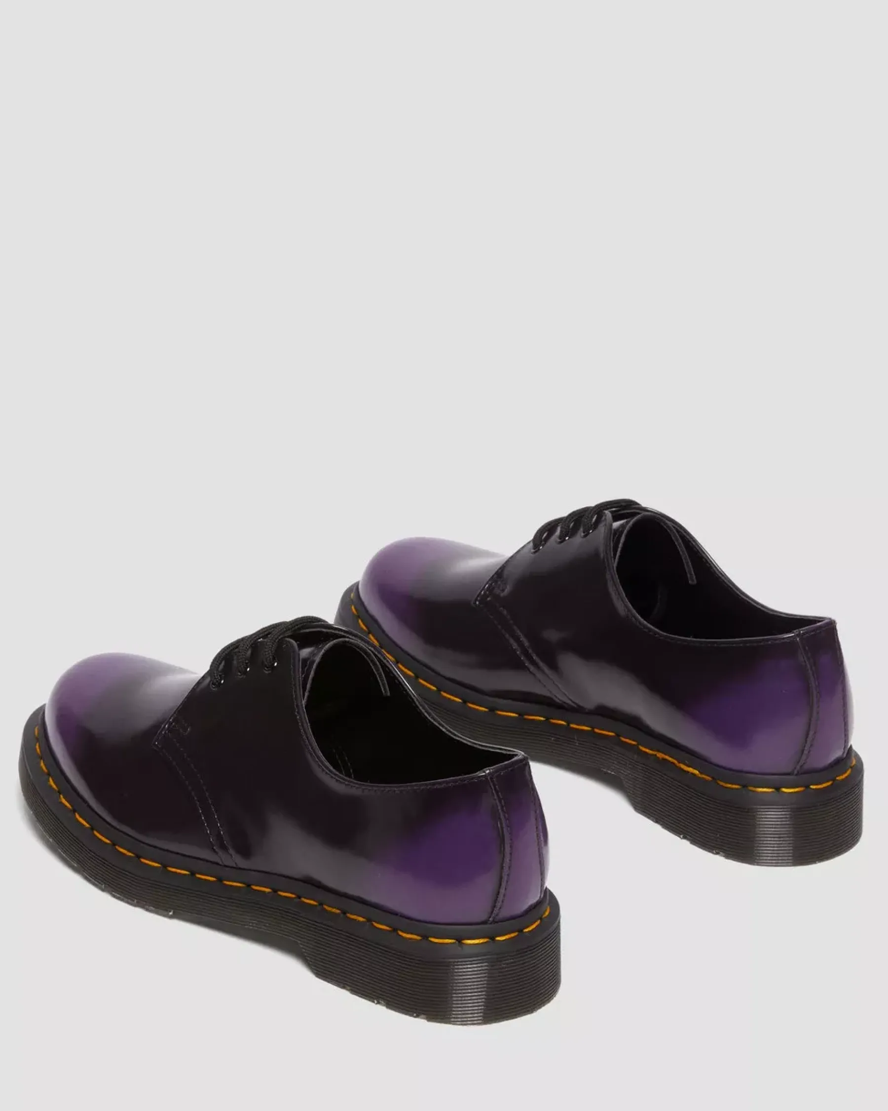 Sale|Vegan>Dr. Martens Vegan 1461 Oxford Shoes BLACK/RICH PURPLE — Oxford Rub Off