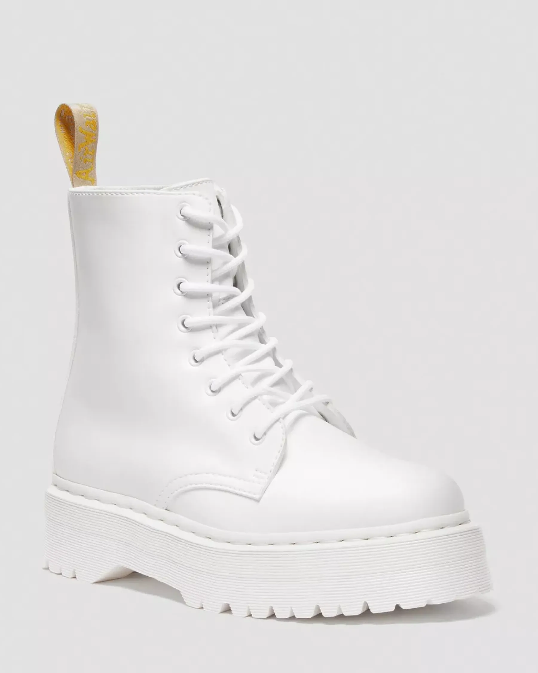 Sale|Vegan>Dr. Martens Vegan Jadon II Boot Kemble Mono Platforms White — Kemble