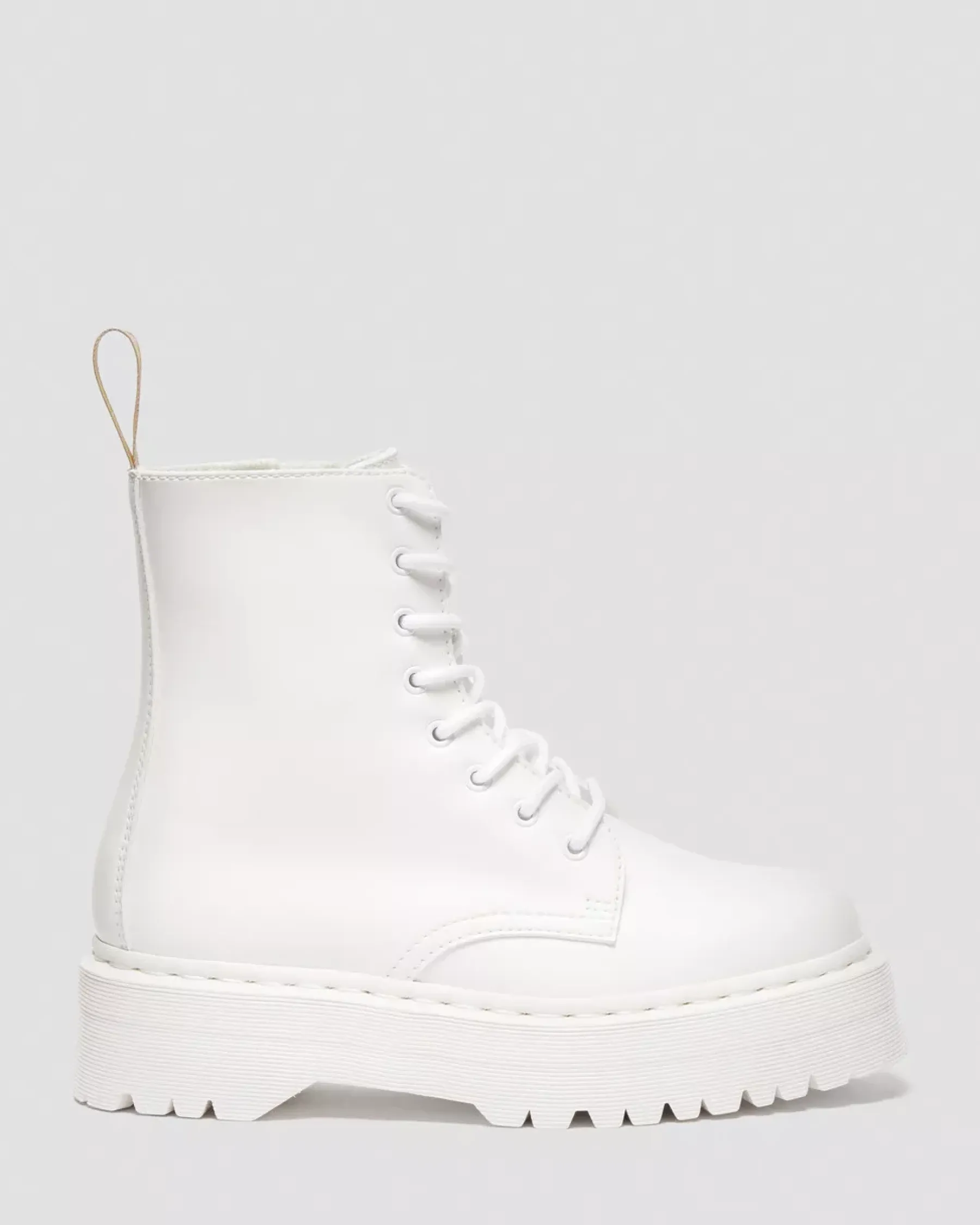 Sale|Vegan>Dr. Martens Vegan Jadon II Boot Kemble Mono Platforms White — Kemble