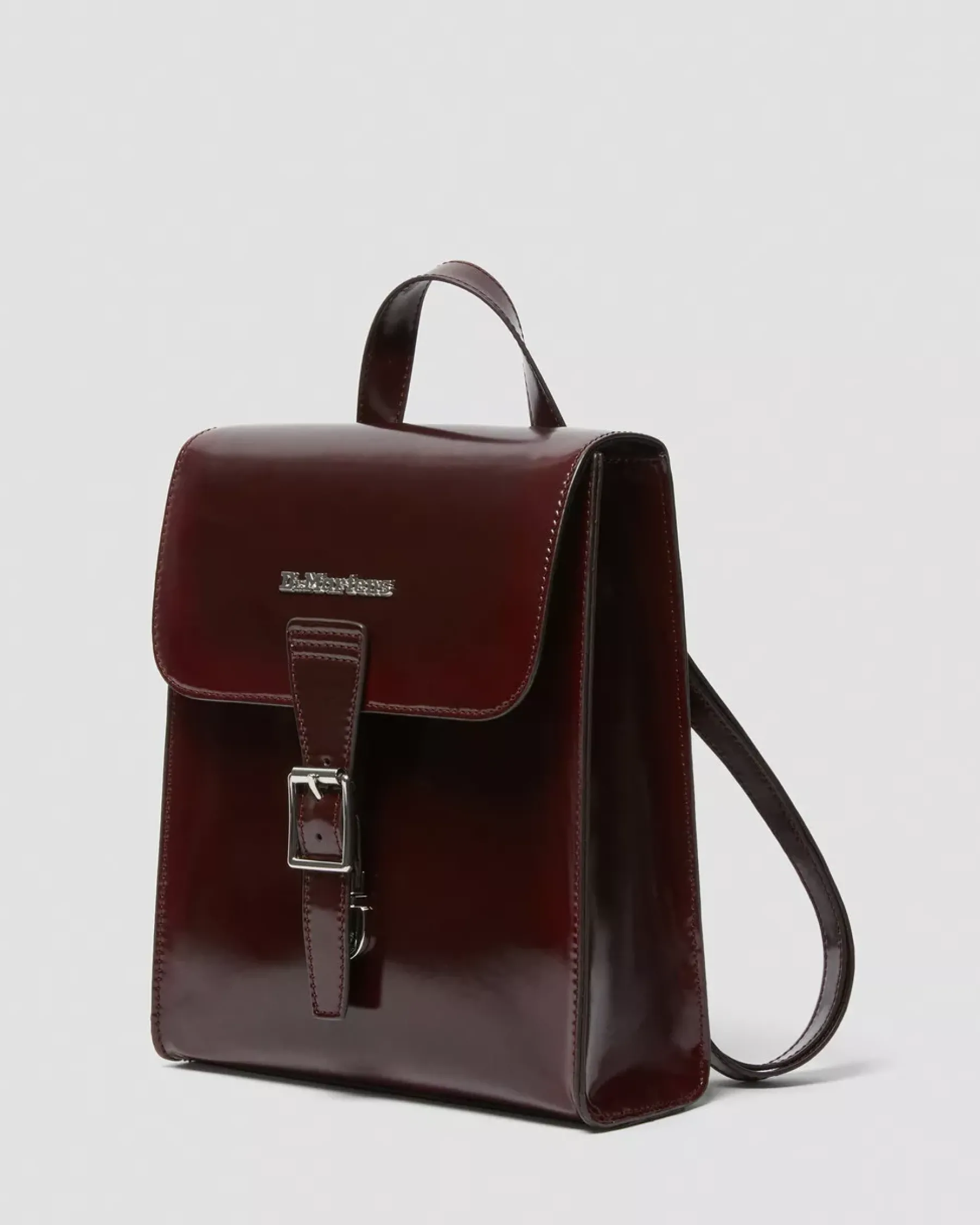 Accessories|Bags>Dr. Martens Vegan Mini Backpack Red — Oxford Rub Off