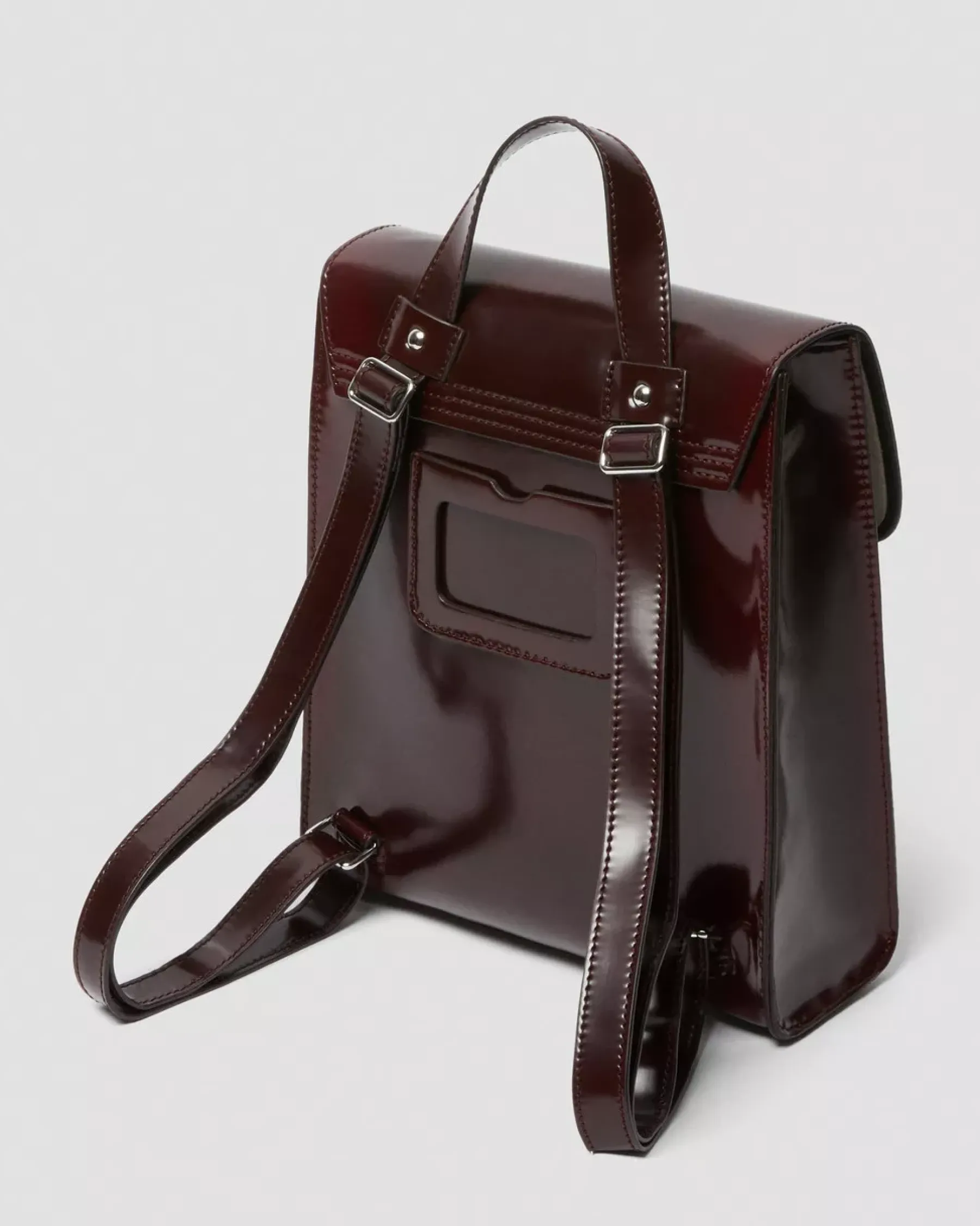 Accessories|Bags>Dr. Martens Vegan Mini Backpack Red — Oxford Rub Off