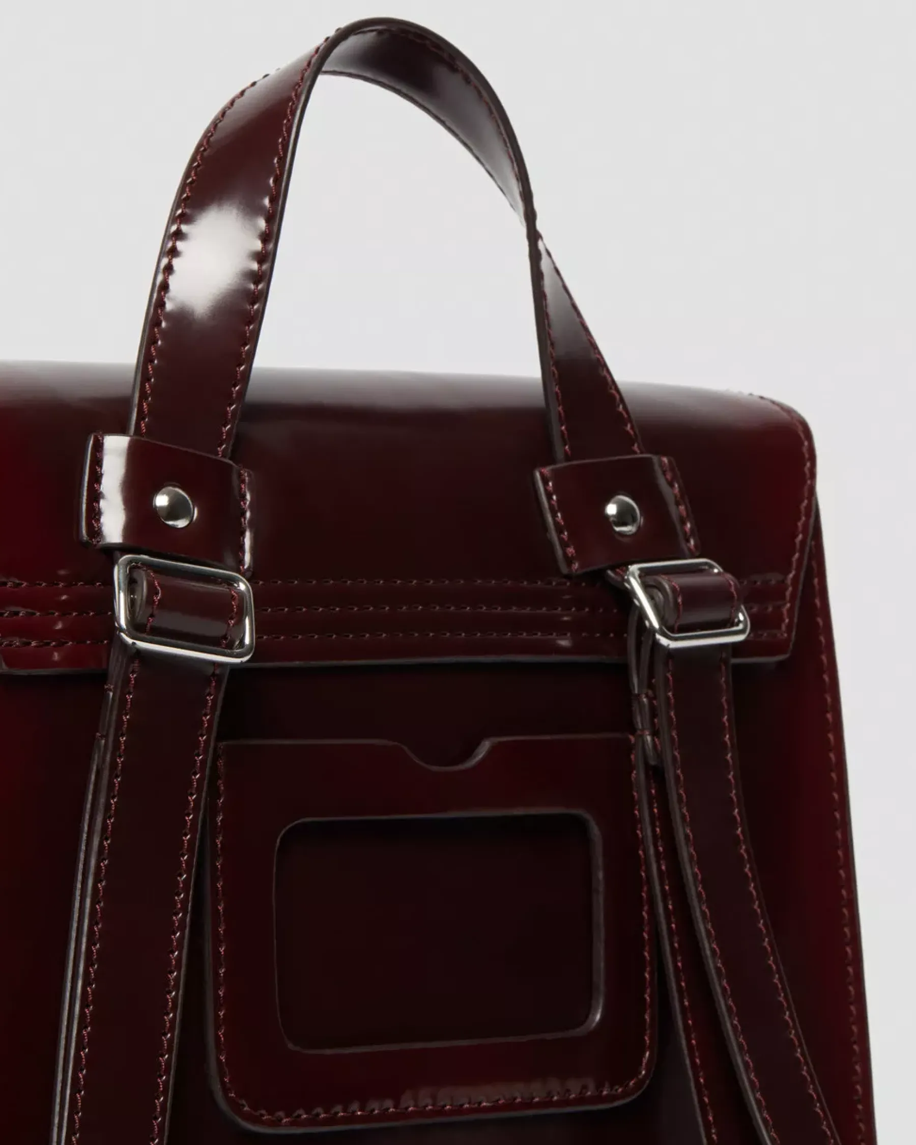 Accessories|Bags>Dr. Martens Vegan Mini Backpack Red — Oxford Rub Off