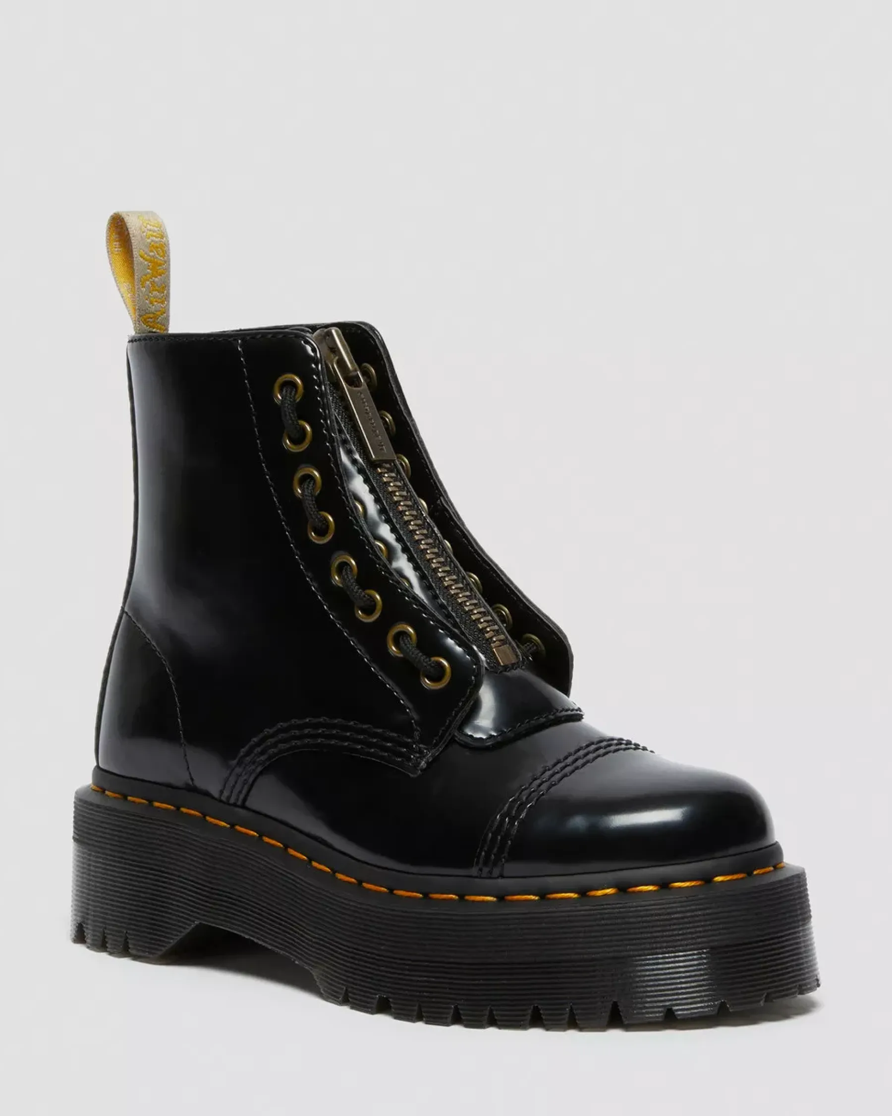 Ankle Boots|Platforms>Dr. Martens Vegan Sinclair Platform Boots Black — Oxford