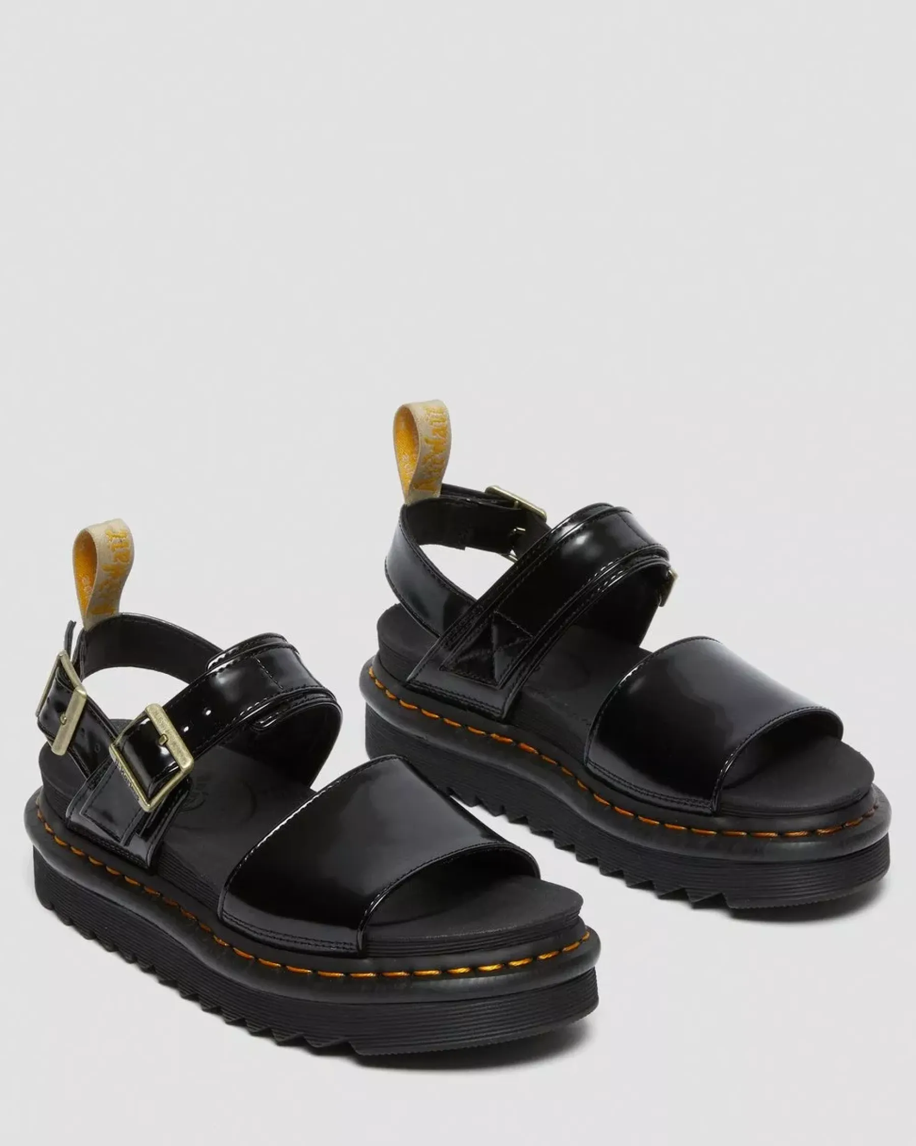 Sale|Vegan>Dr. Martens Vegan Voss Strap Sandals Black — Oxford
