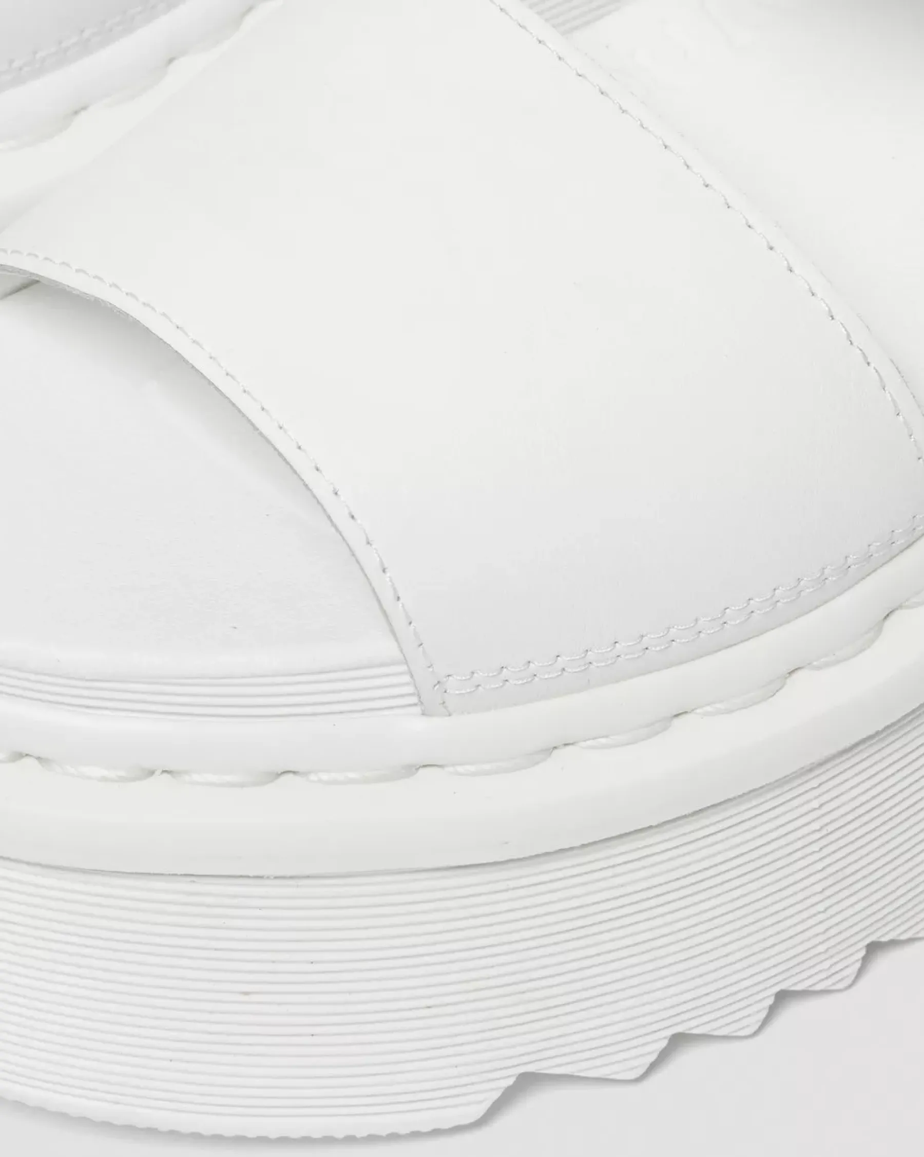 Sale|Platform Sandals>Dr. Martens Voss Mono Leather Platform Strap Sandals White — Hydro Leather